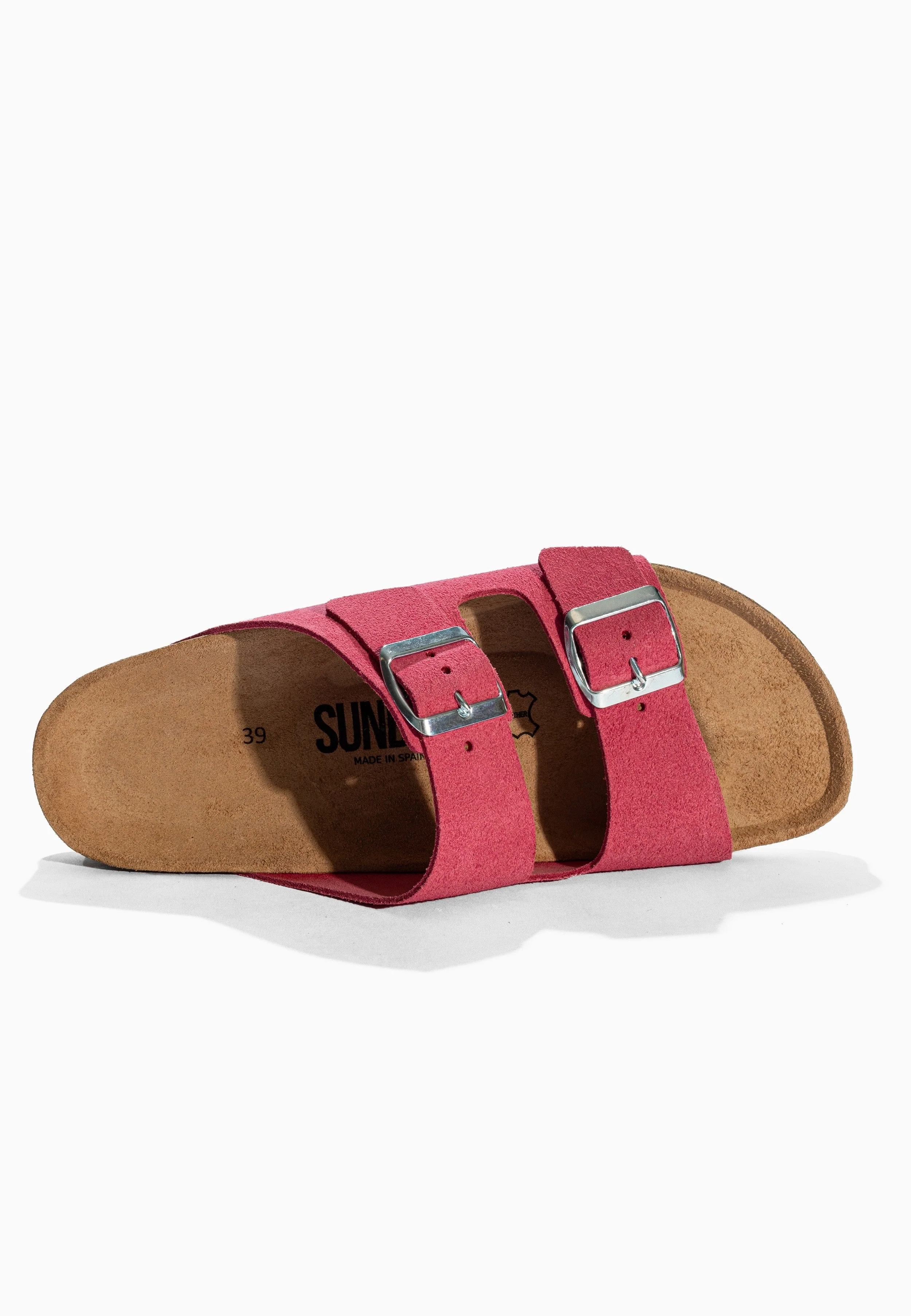 Sandales À Deux Brides Trefle - Cuir - Pink - Femme - Image 5