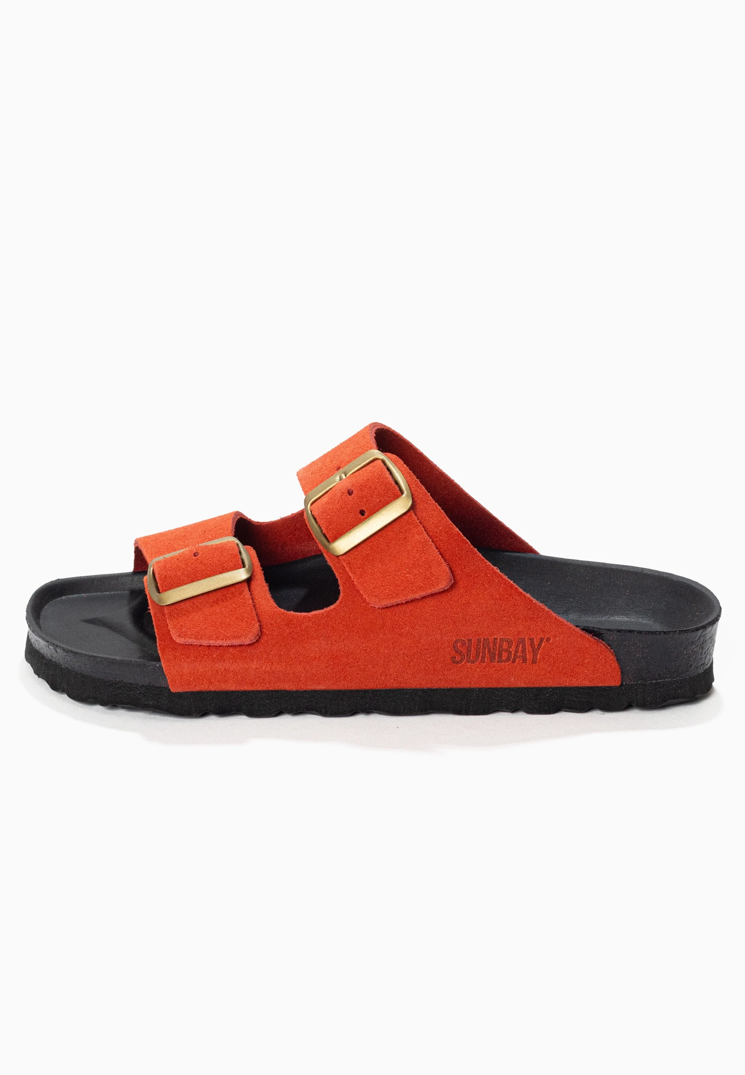 Sandales À Deux Brides Trefle - Cuir - Red - Femme - Image 3