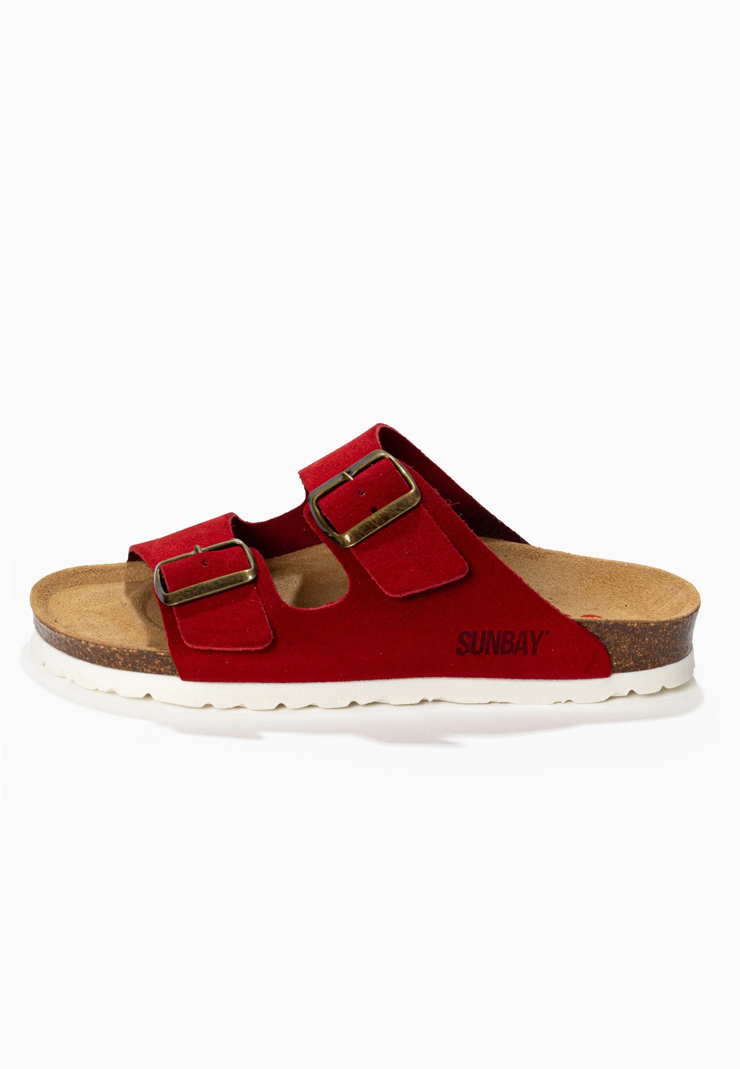 Sandales À Deux Brides Trefle - Cuir - Red - Femme - Image 3