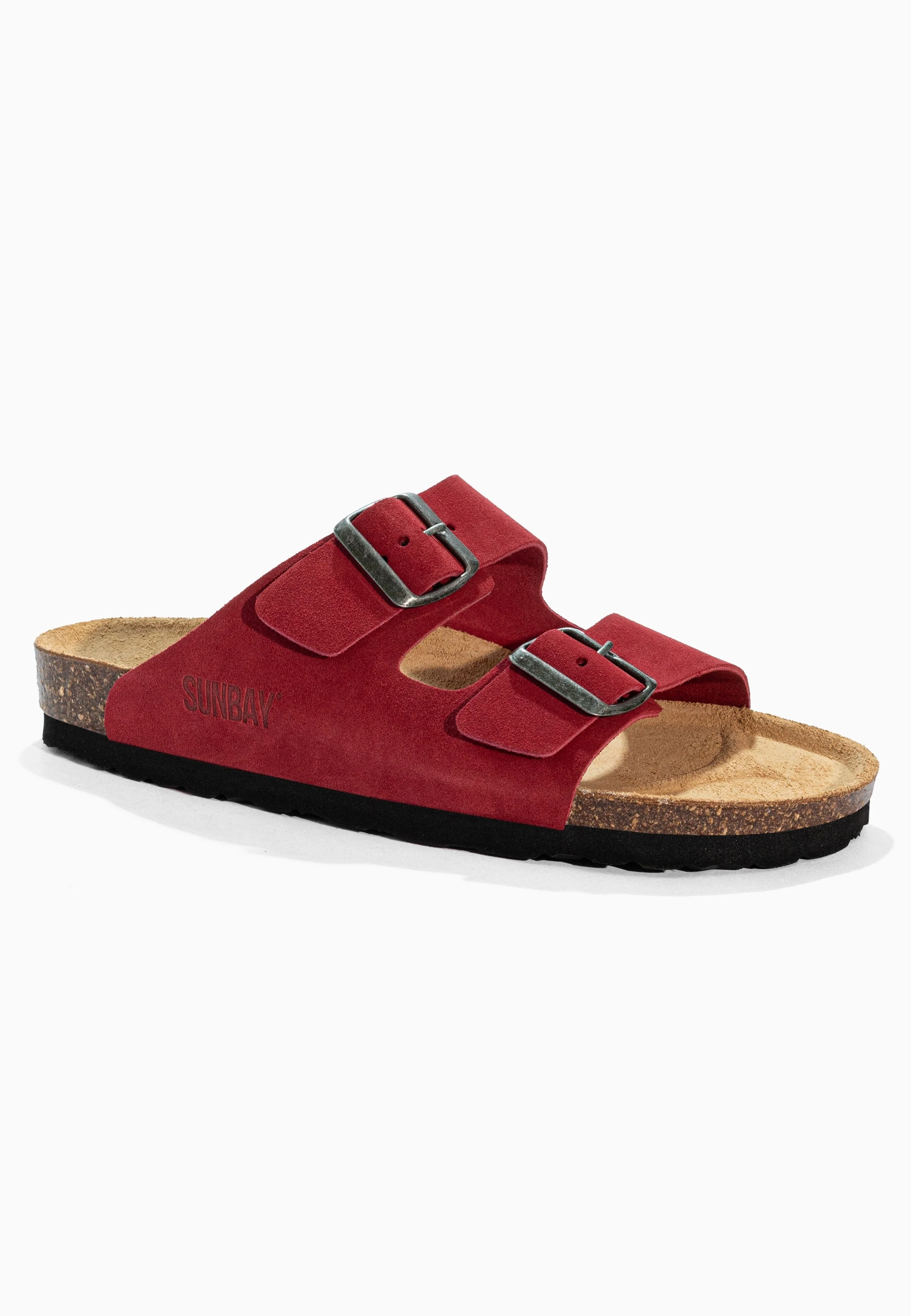 Sandales À Deux Brides Trefle - Cuir - Red - Femme - Image 2