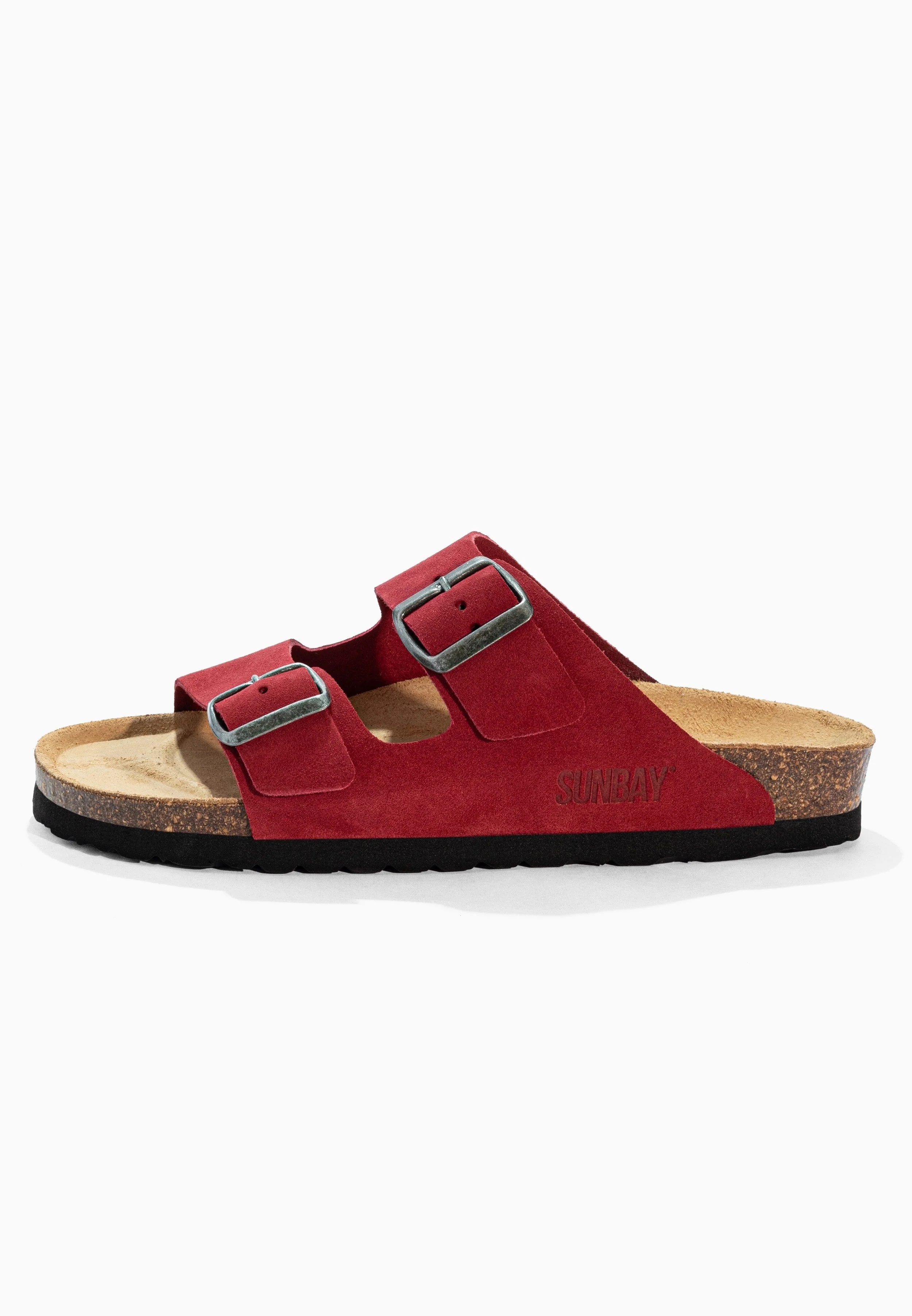 Sandales À Deux Brides Trefle - Cuir - Red - Femme - Image 3