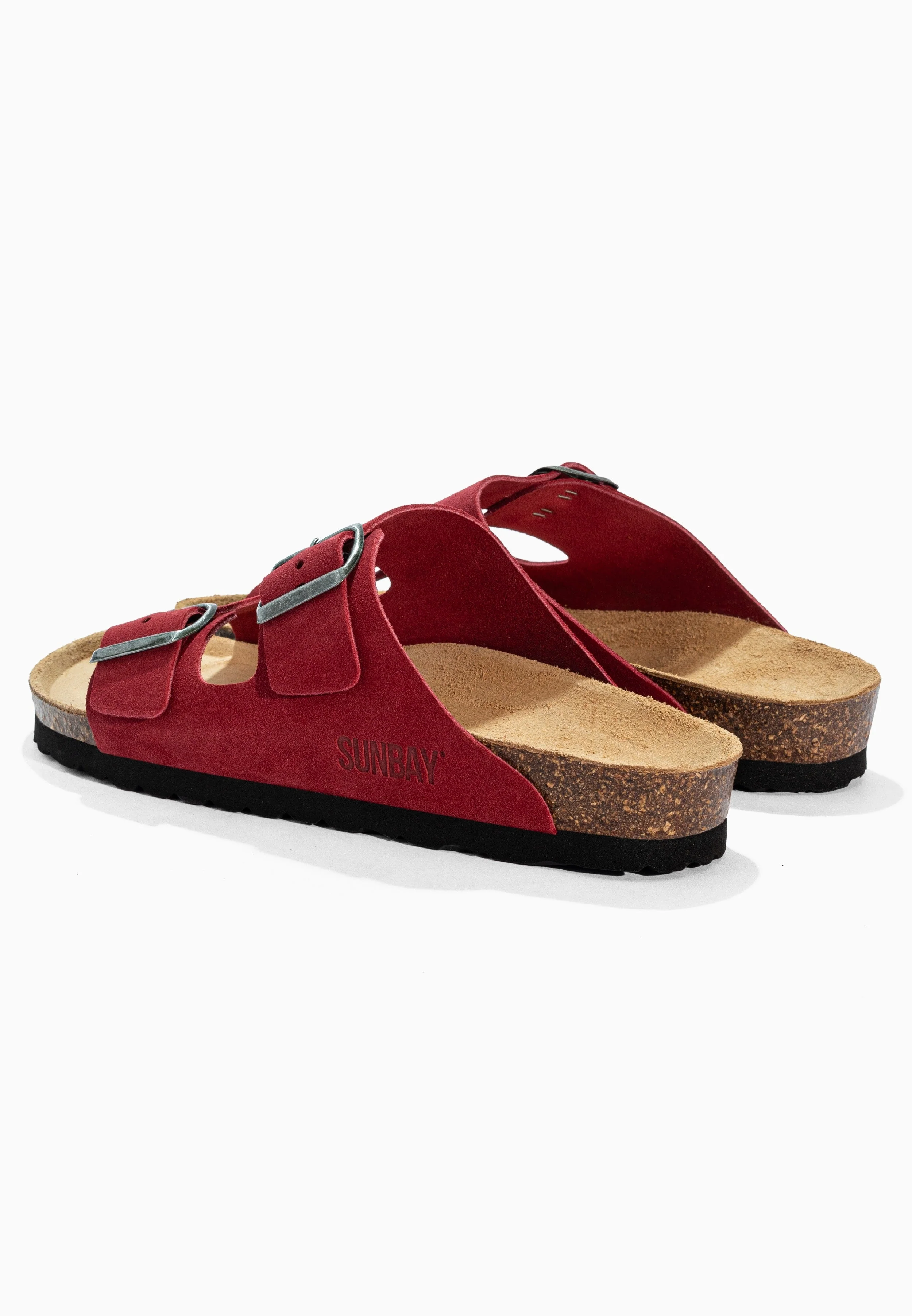Sandales À Deux Brides Trefle - Cuir - Red - Femme - Image 6