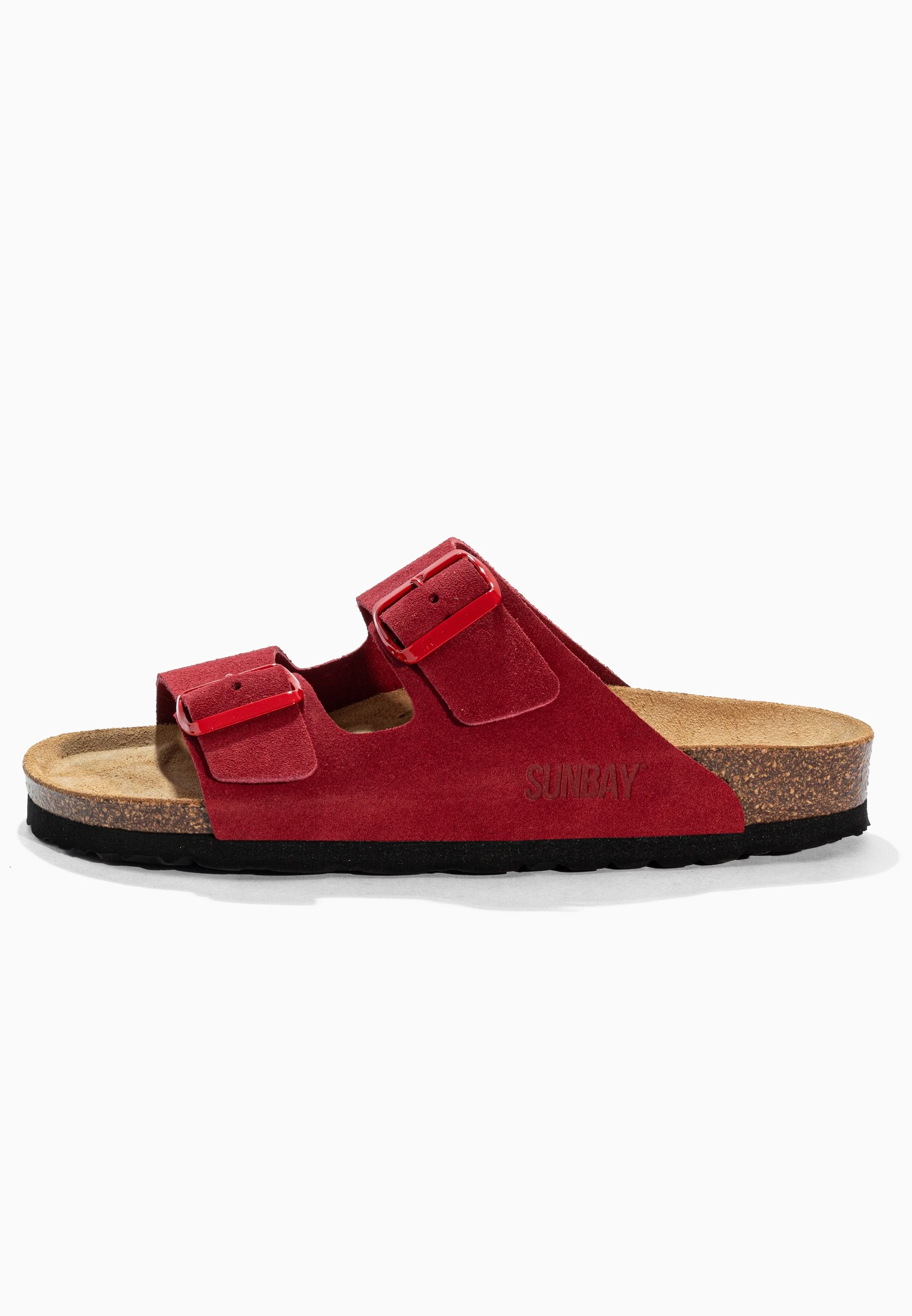 Sandales À Deux Brides Trefle - Cuir - Red - Femme - Image 3