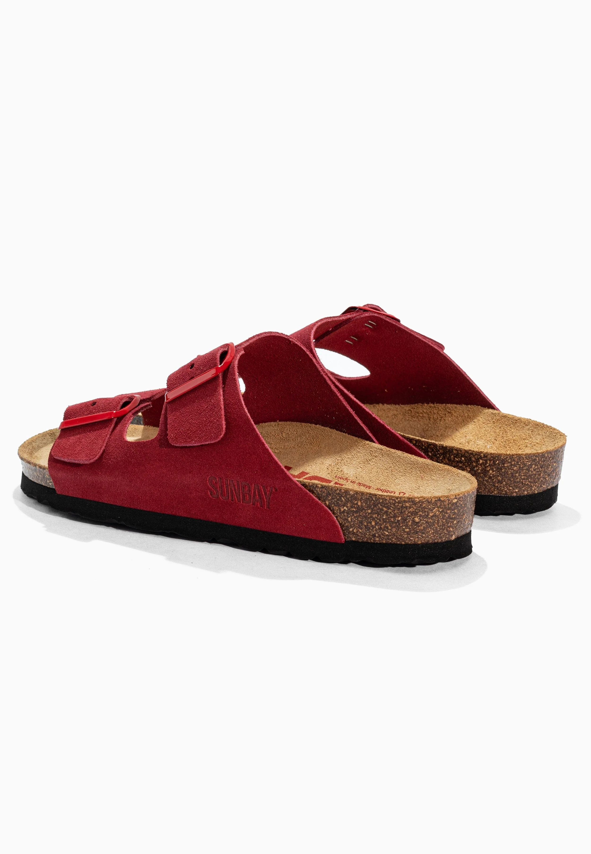Sandales À Deux Brides Trefle - Cuir - Red - Femme - Image 6