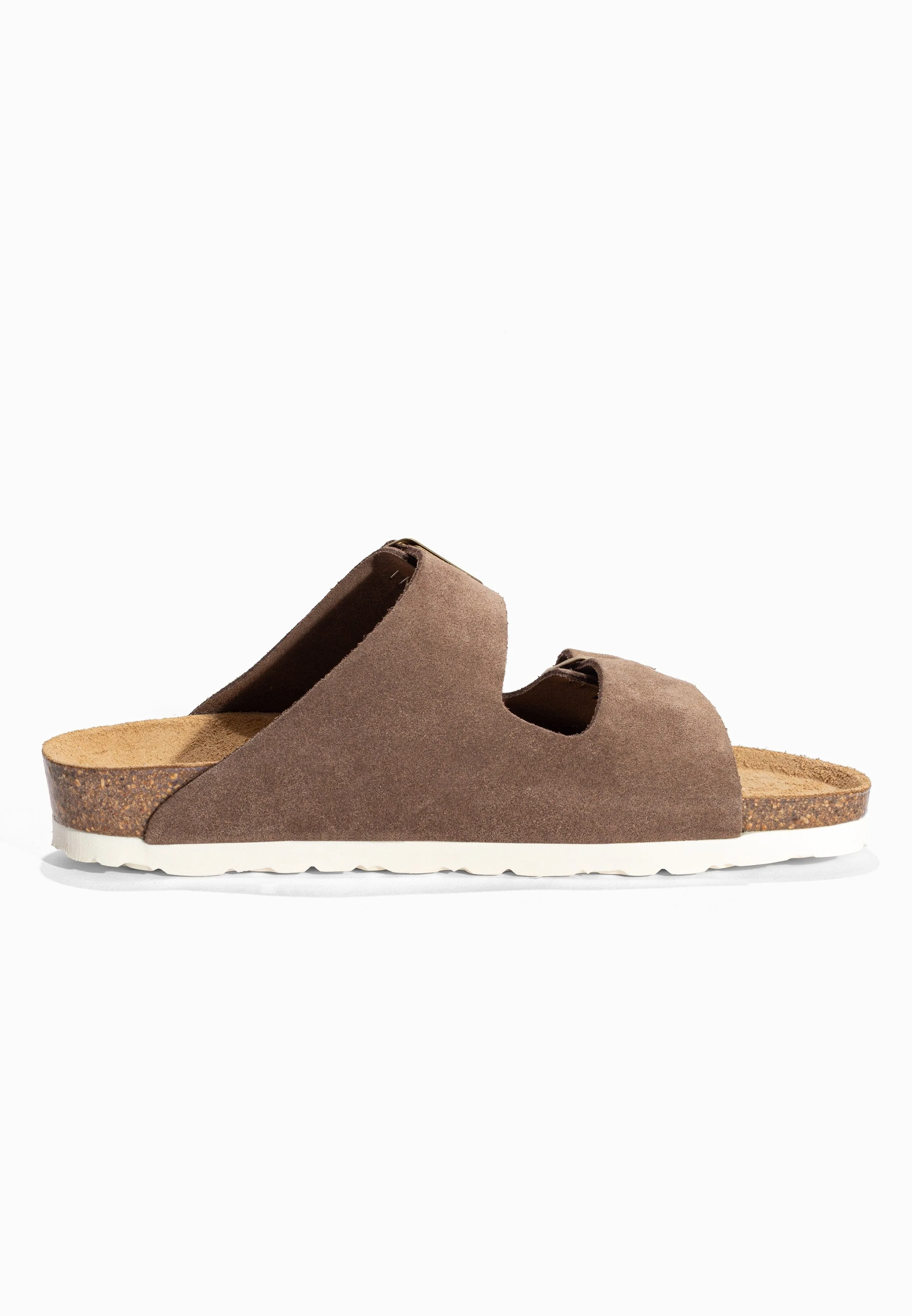 Sandales À Deux Brides Trefle - Cuir - Taupe Fonce - Femme - Image 4