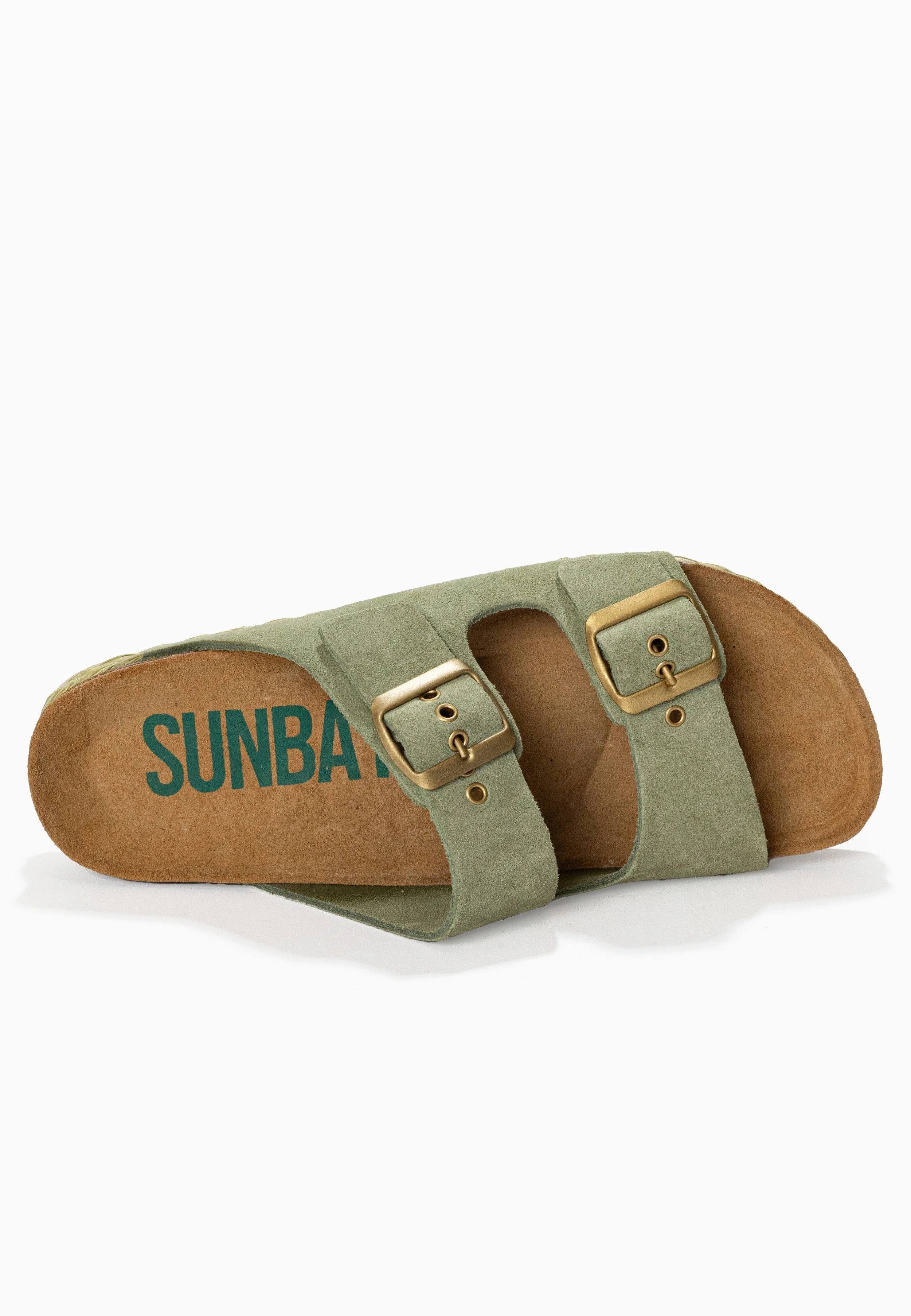 Sandales À Deux Brides Trefle - Cuir - Green - Femme - Image 5