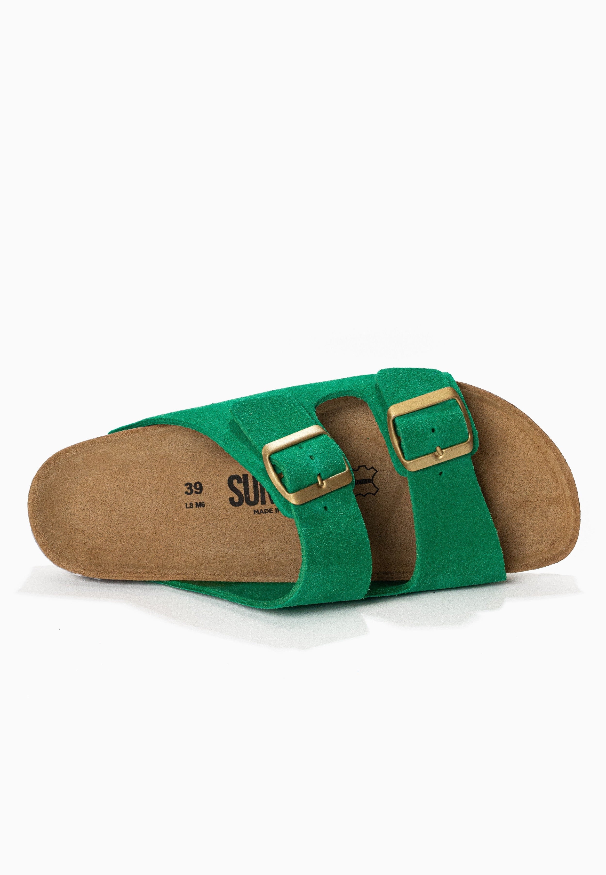 Sandales À Deux Brides Trefle - Cuir - Green Garden - Femme - Image 5