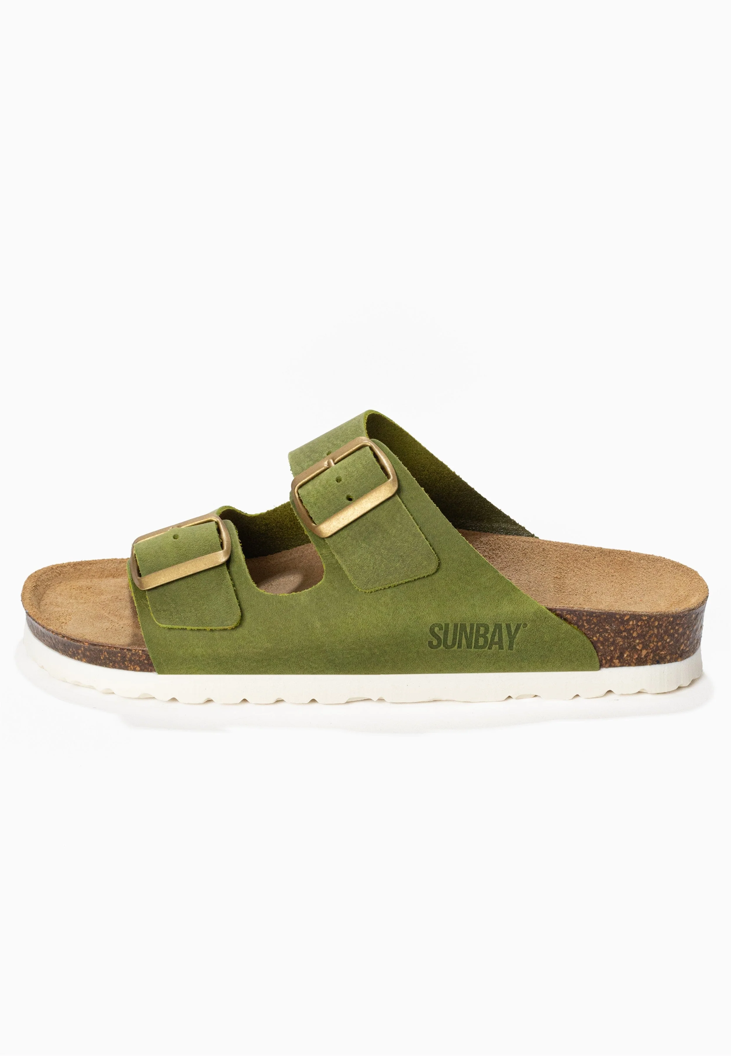 Sandales À Deux Brides Trefle - Cuir - Green - Femme - Image 3