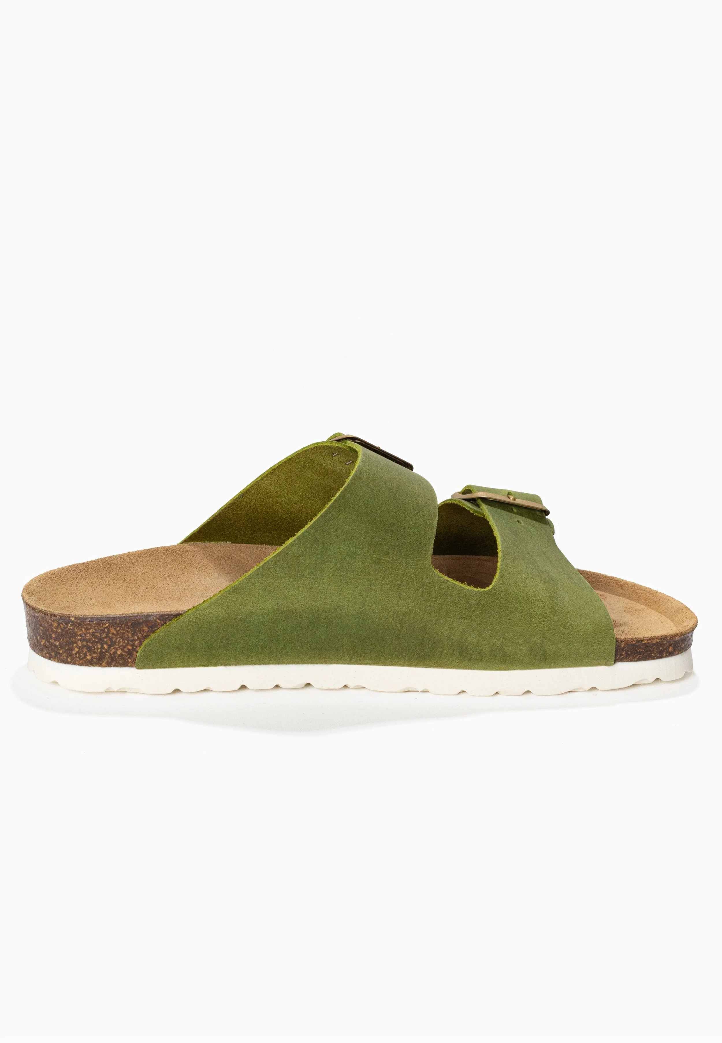 Sandales À Deux Brides Trefle - Cuir - Green - Femme - Image 4