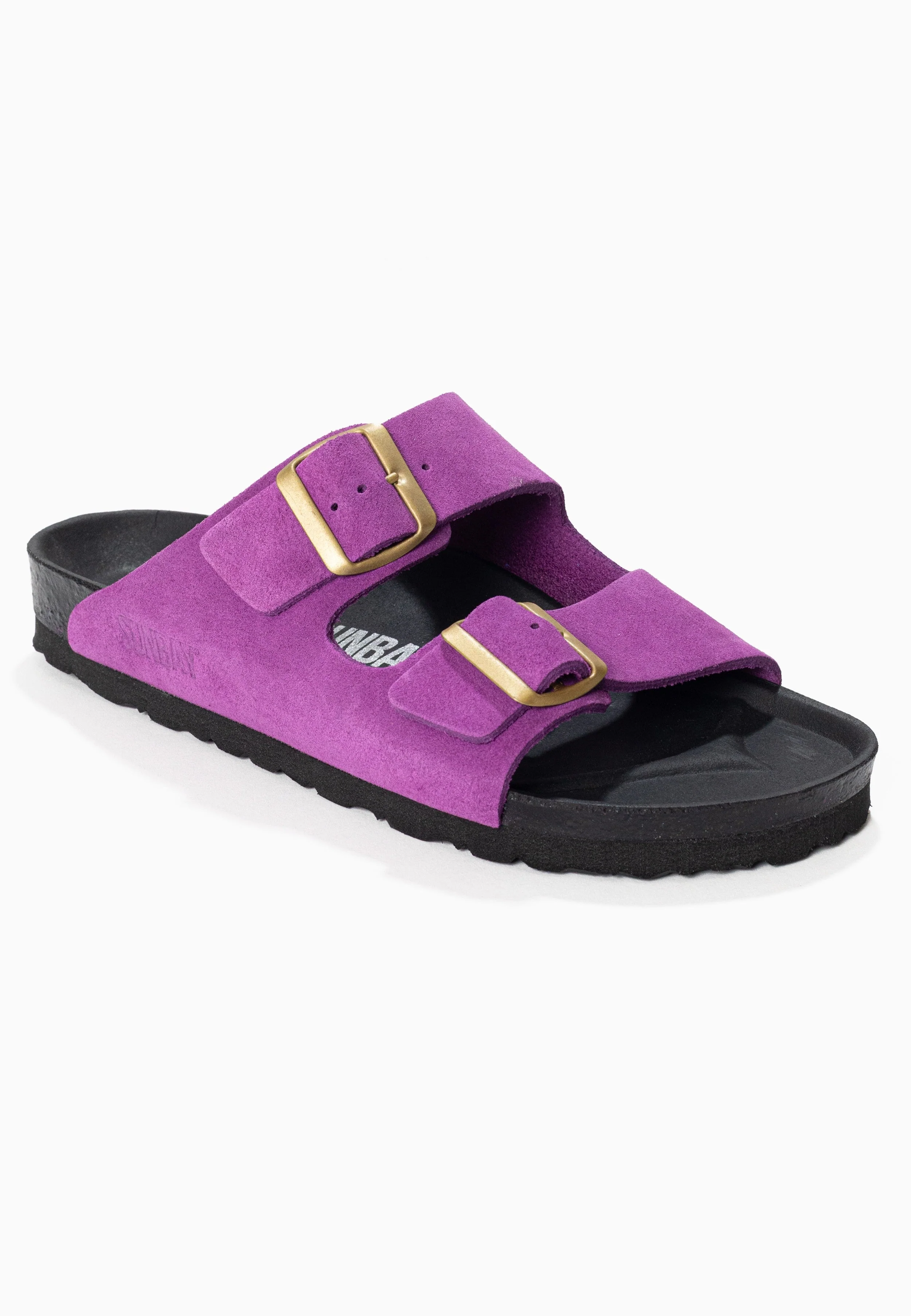 Sandales À Deux Brides Trefle - Cuir - Purple - Femme - Image 2