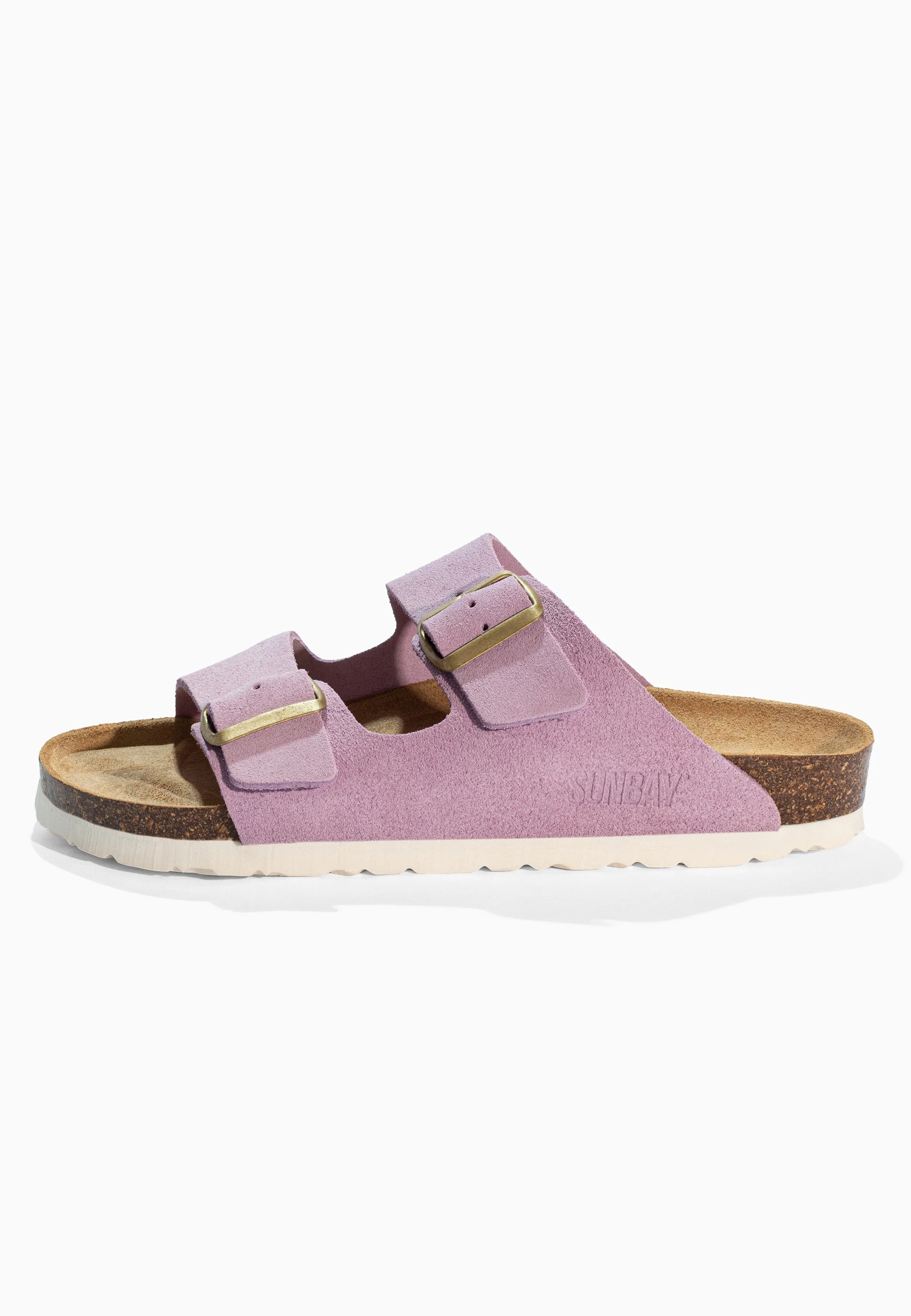 Sandales À Deux Brides Trefle - Cuir - Lila - Femme - Image 3