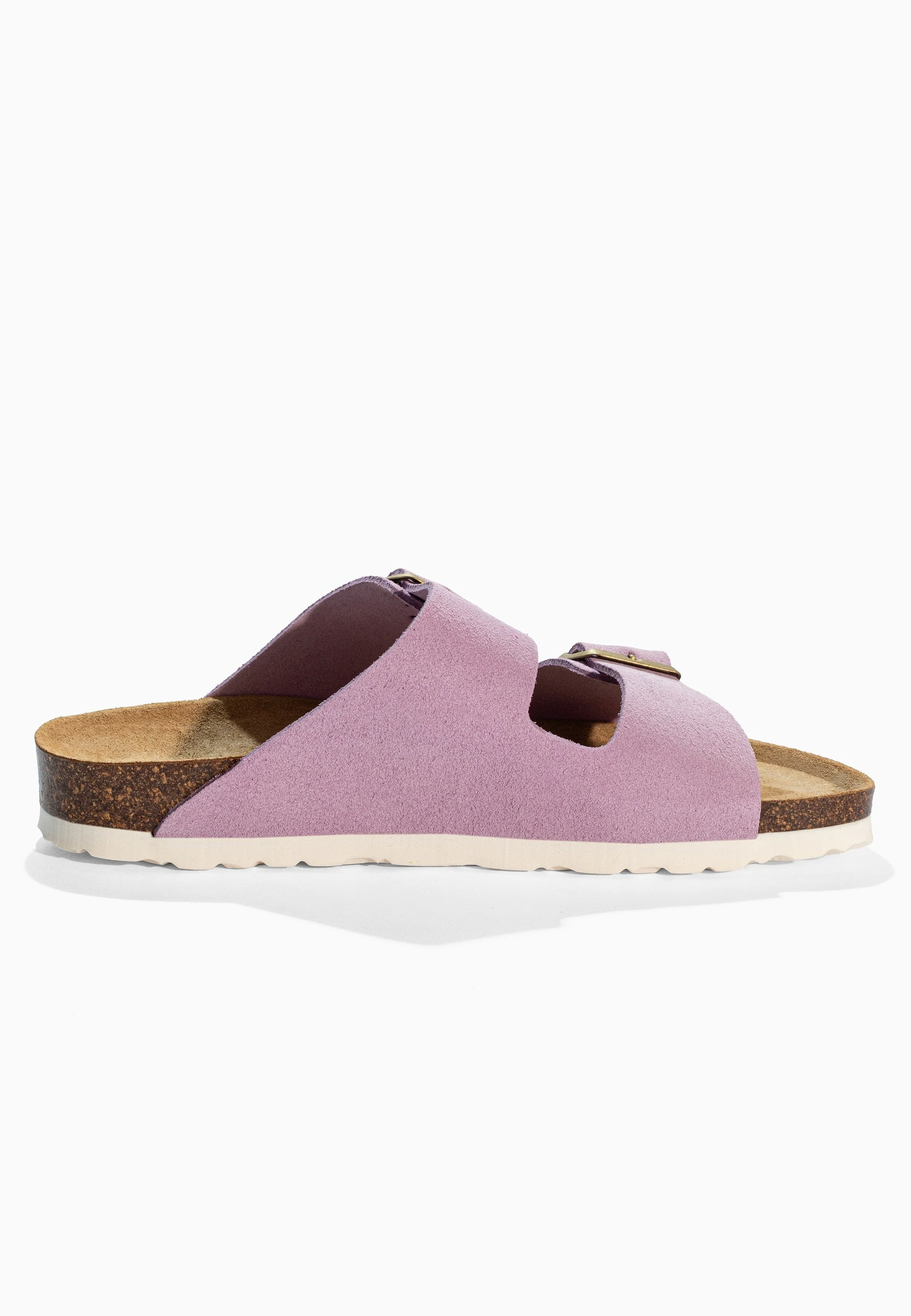 Sandales À Deux Brides Trefle - Cuir - Lila - Femme - Image 4