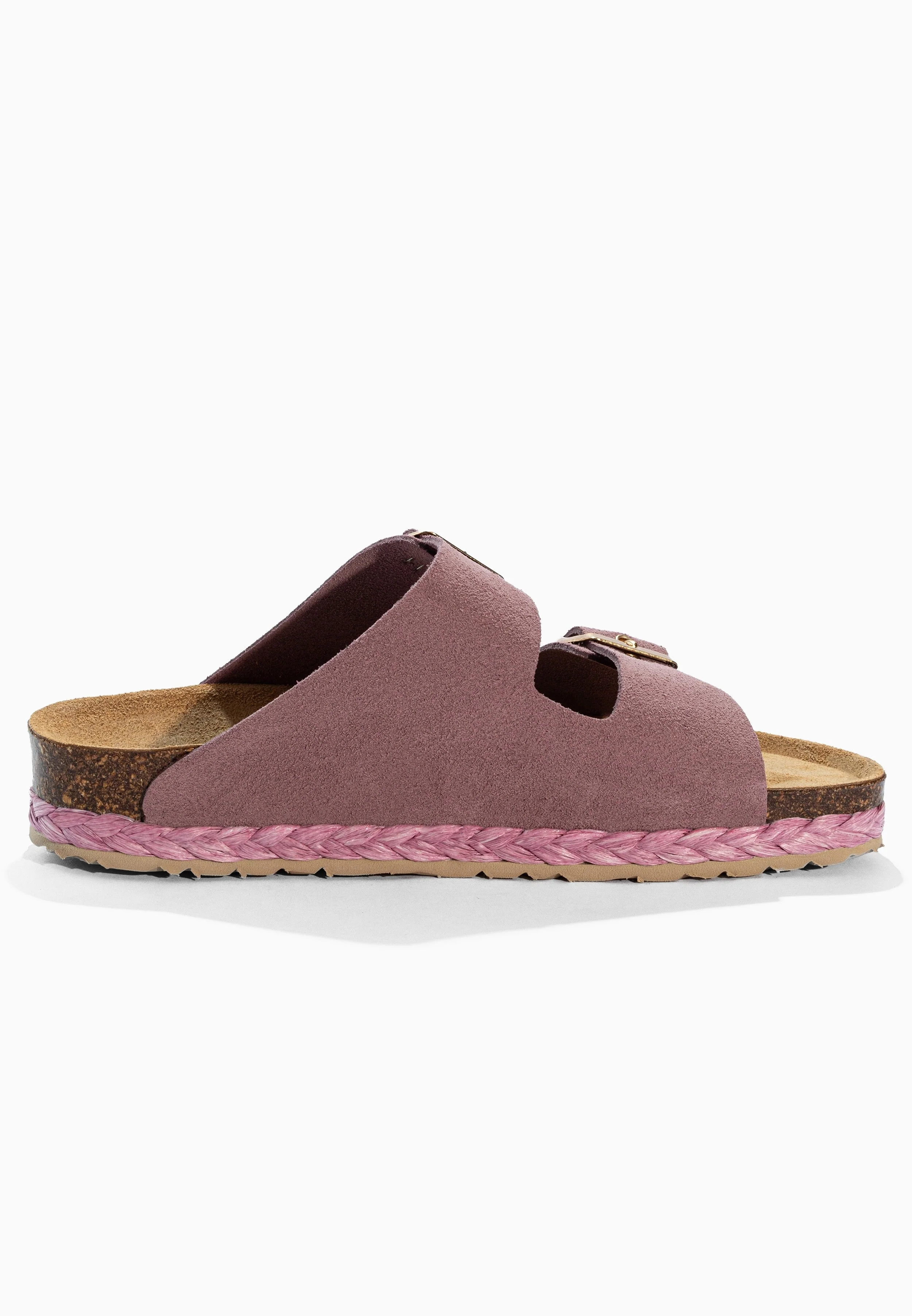 Sandales À Deux Brides Trefle - Cuir - Lila - Femme - Image 4