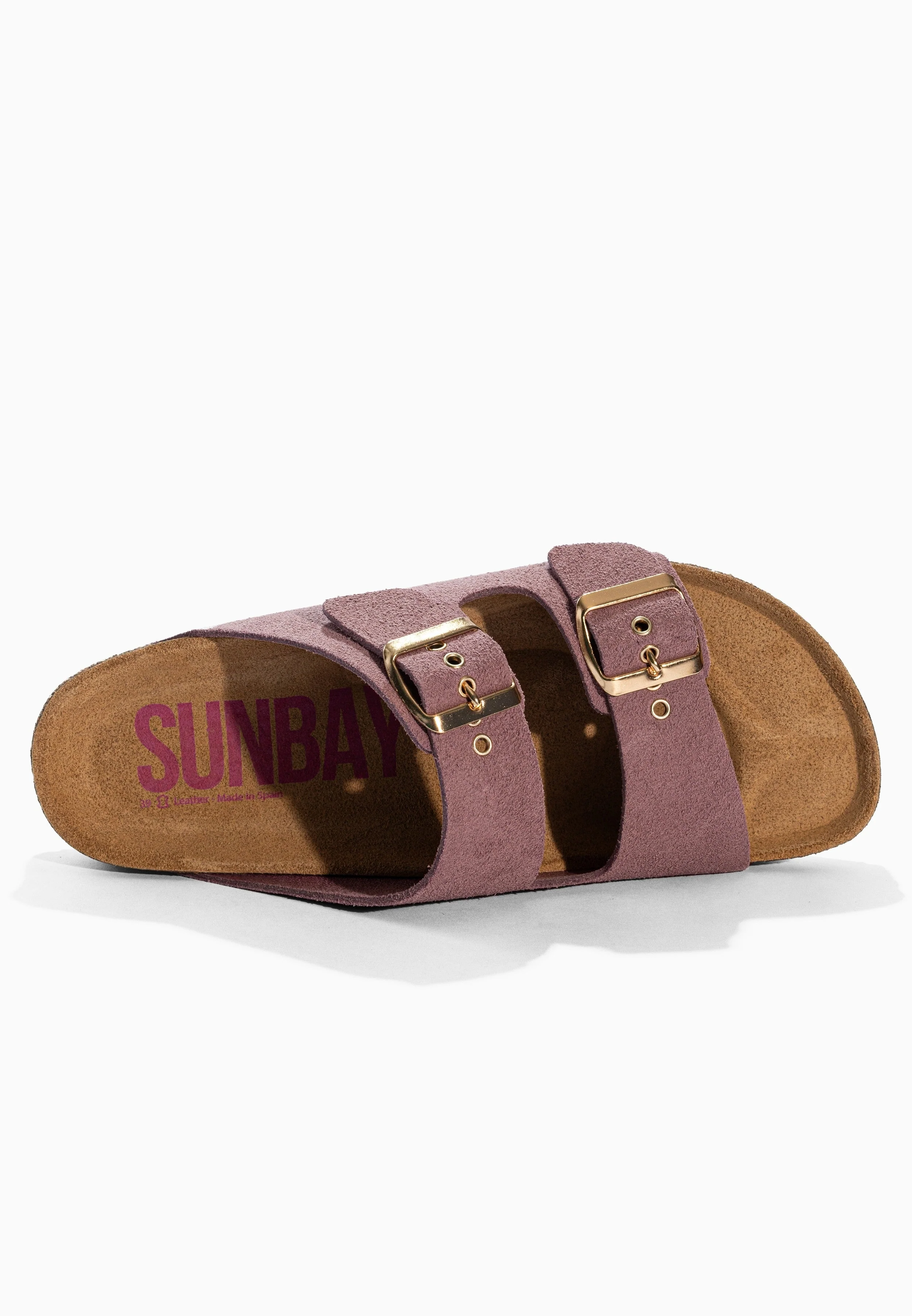 Sandales À Deux Brides Trefle - Cuir - Lila - Femme - Image 5