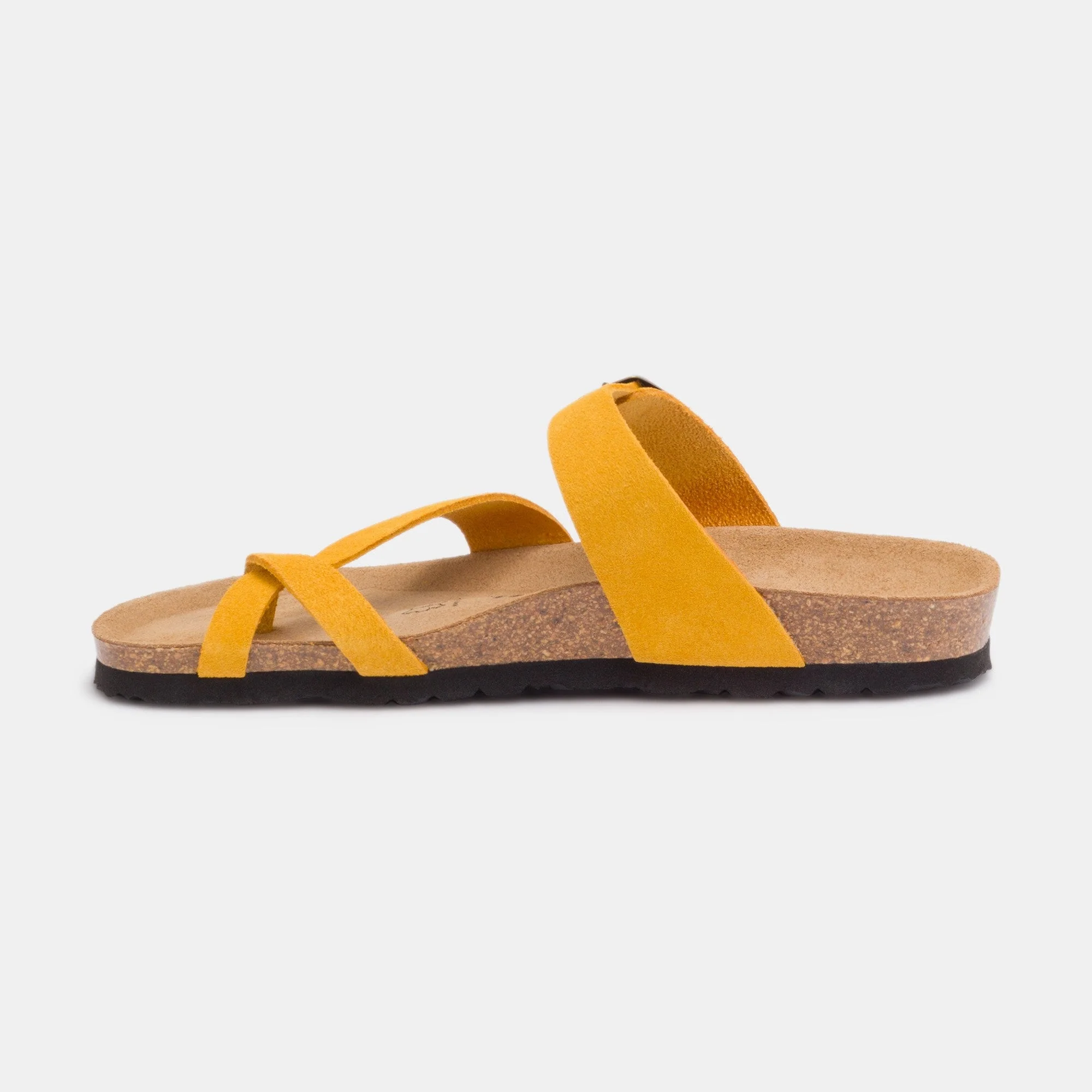 Sandales À Entre-Doigts Tulipe - Cuir - Yellow - Femme - Image 3