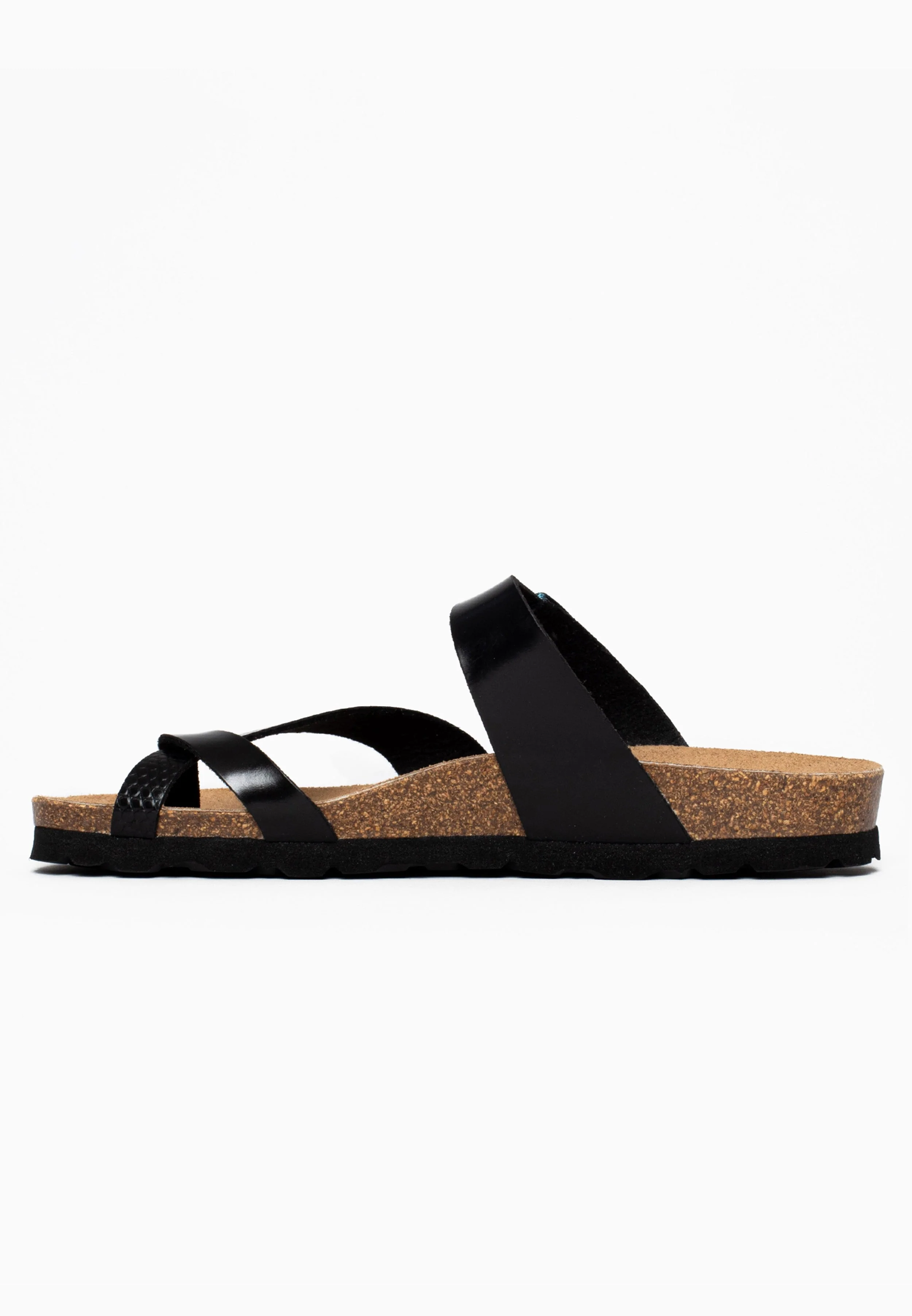 Sandales À Entre-Doigts Tulipe - Black - Femme - Image 6