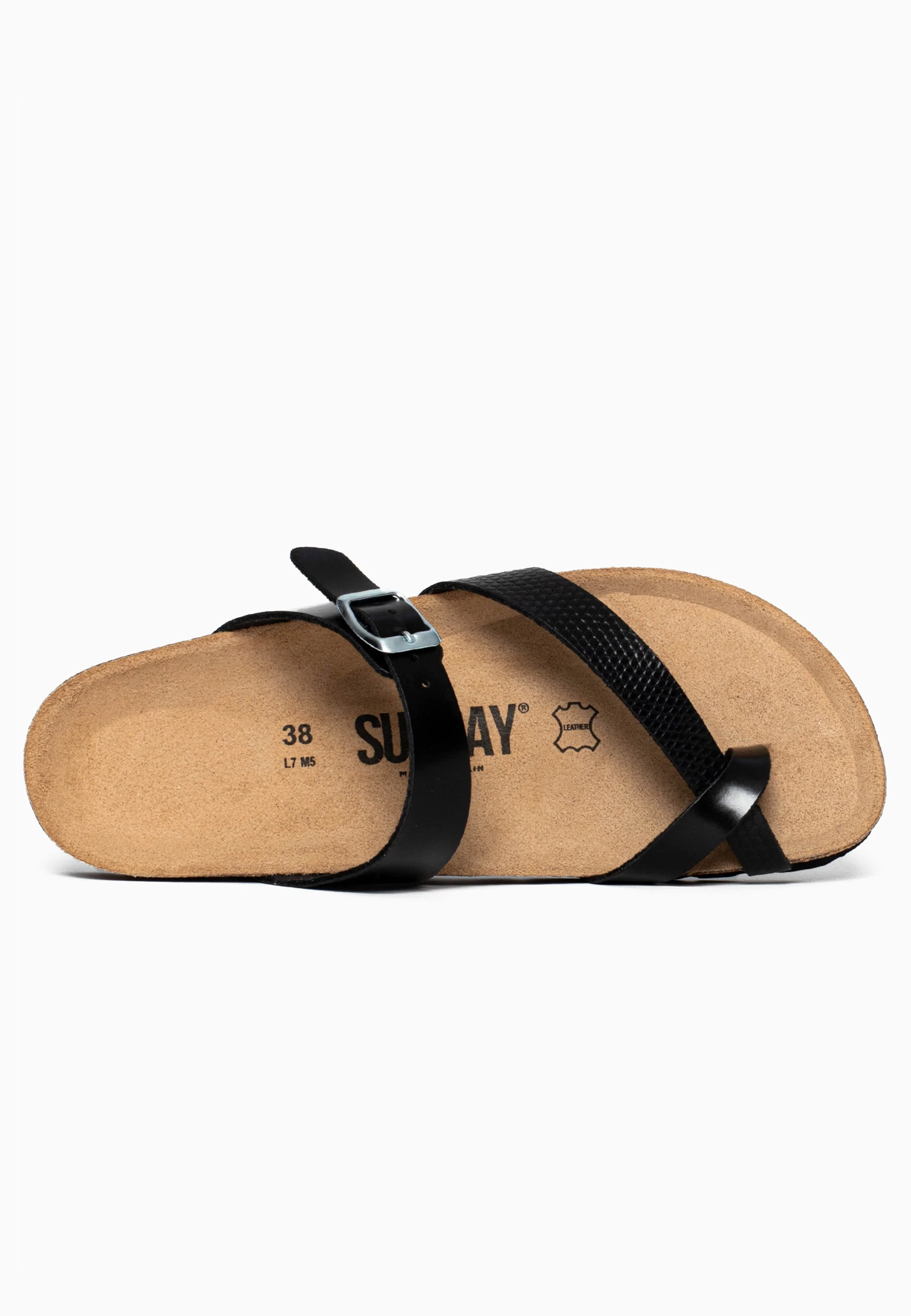Sandales À Entre-Doigts Tulipe - Black - Femme - Image 7