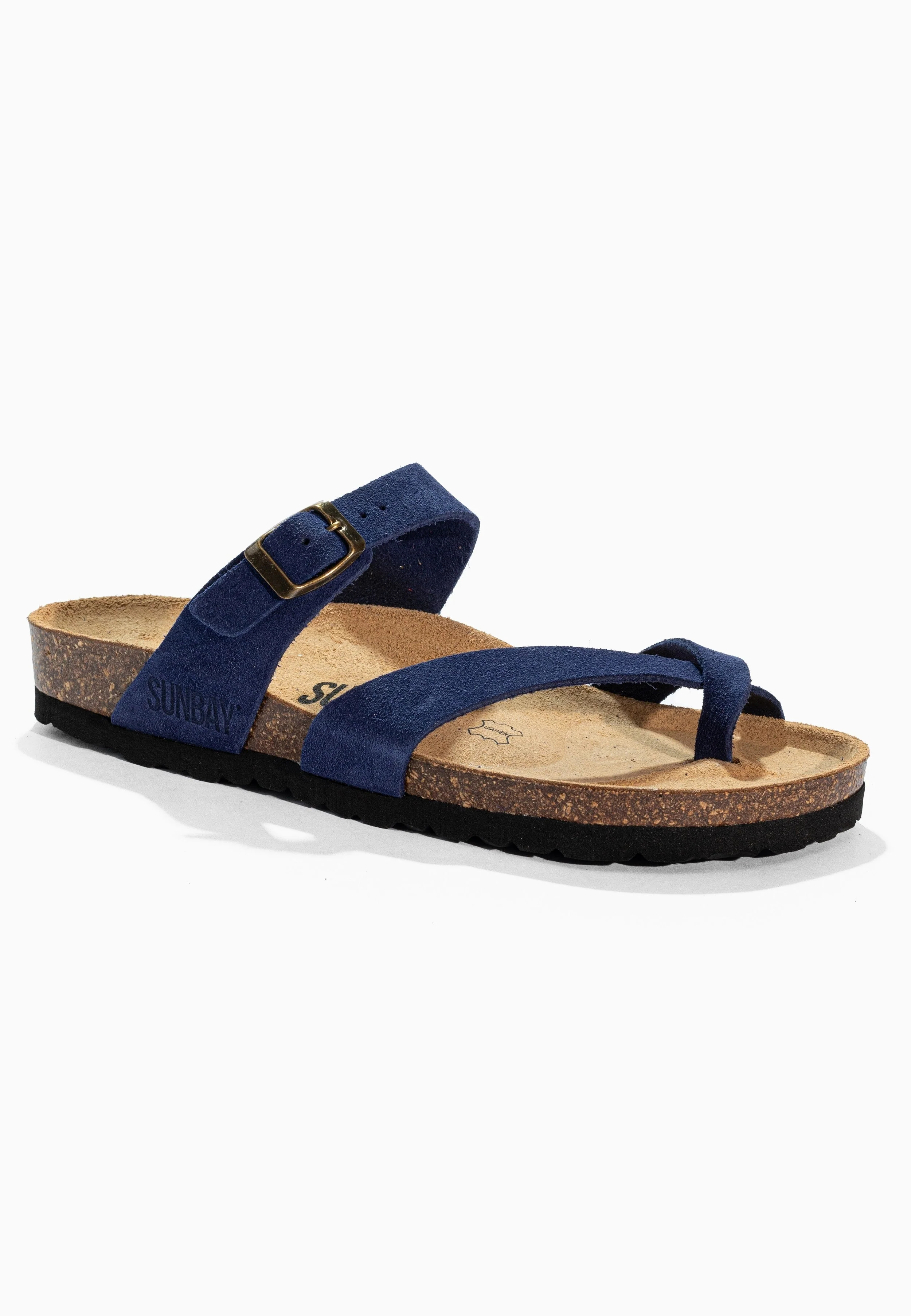 Sandales À Entre-Doigts Tulipe - Cuir - Navy - Femme - Image 2