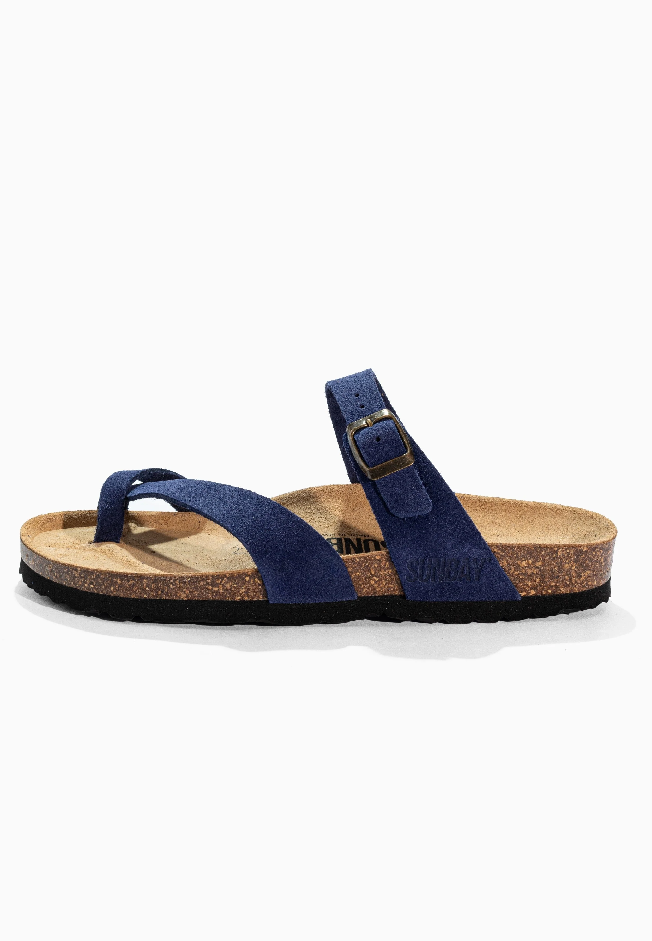 Sandales À Entre-Doigts Tulipe - Cuir - Navy - Femme - Image 3
