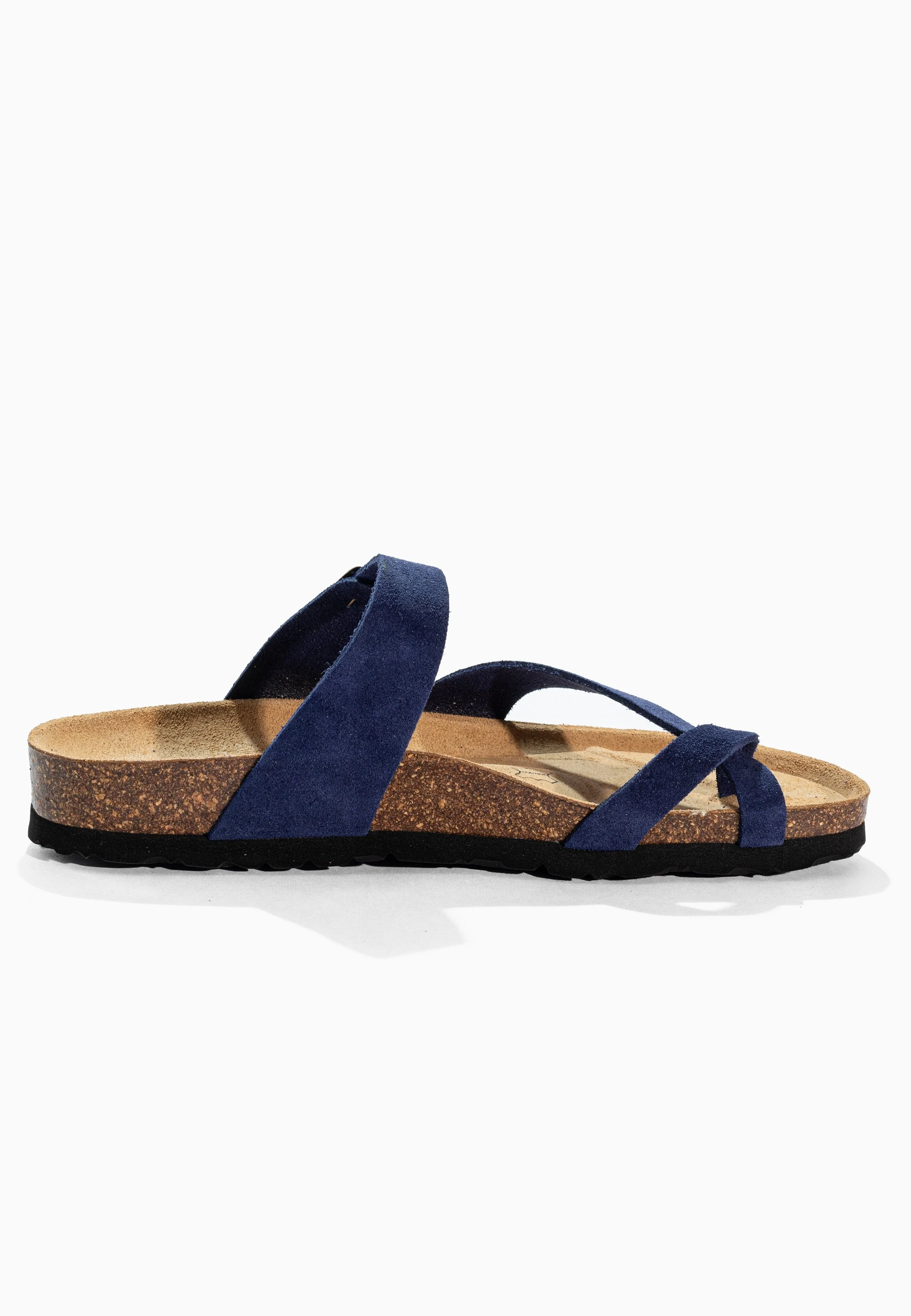 Sandales À Entre-Doigts Tulipe - Cuir - Navy - Femme - Image 4