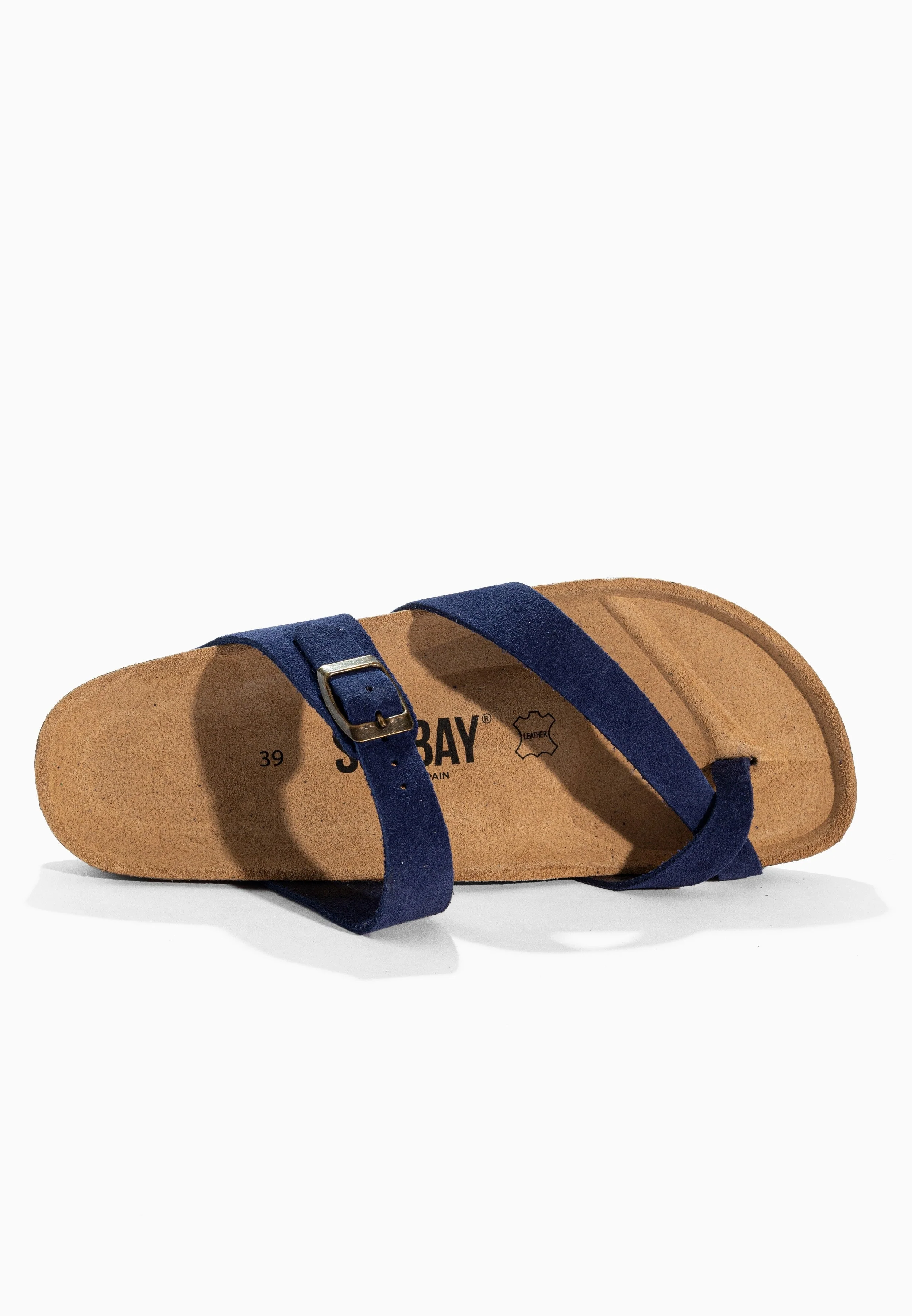 Sandales À Entre-Doigts Tulipe - Cuir - Navy - Femme - Image 5