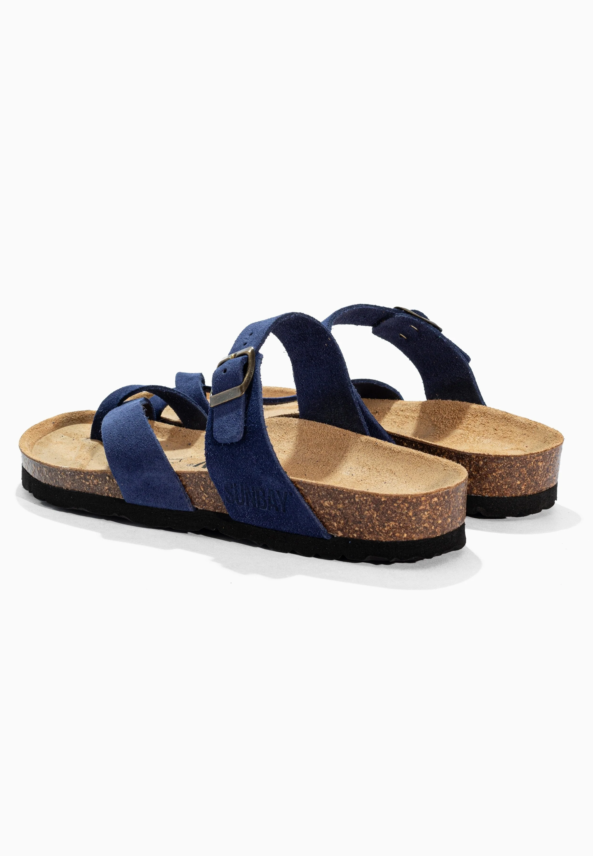 Sandales À Entre-Doigts Tulipe - Cuir - Navy - Femme - Image 6