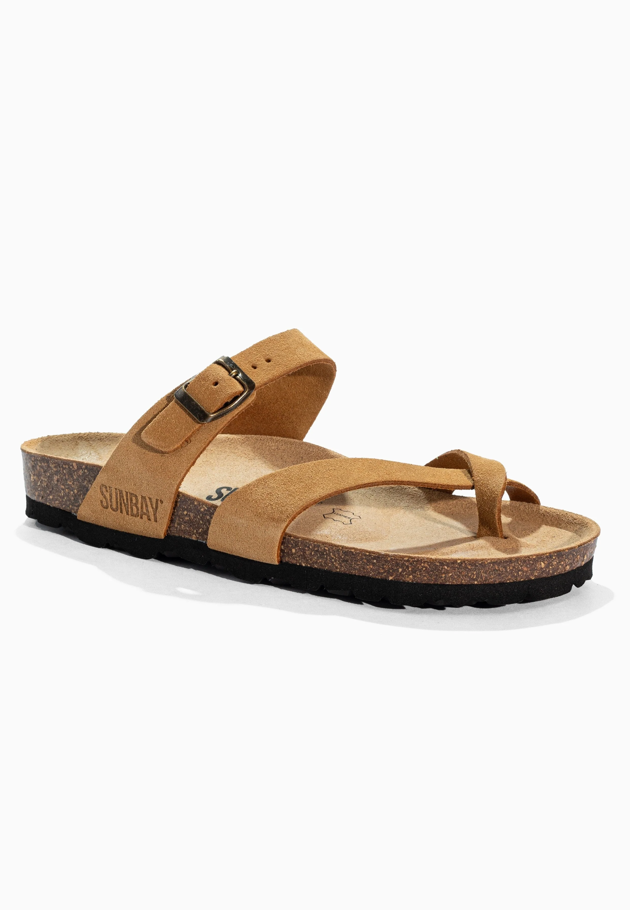 Sandales À Entre-Doigts Tulipe - Cuir - Camel - Femme - Image 2