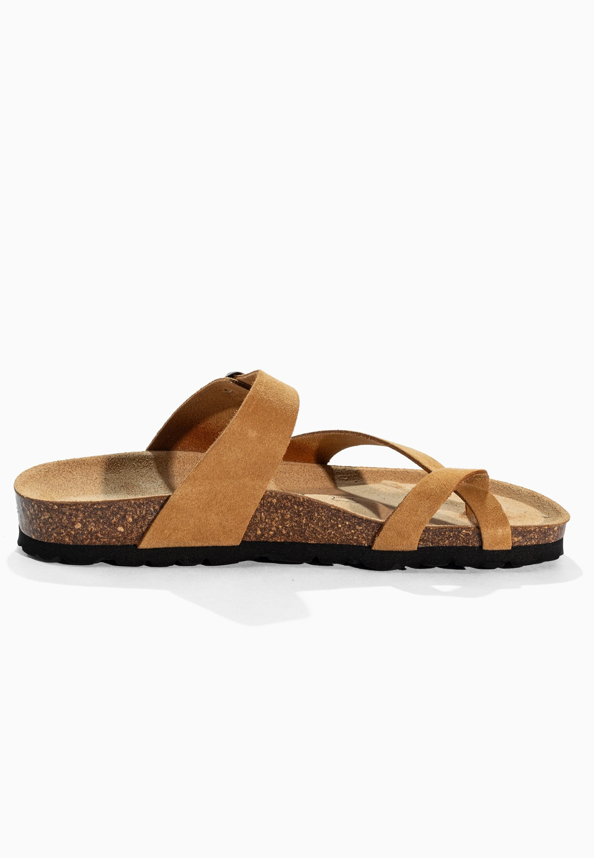 Sandales À Entre-Doigts Tulipe - Cuir - Camel - Femme - Image 4
