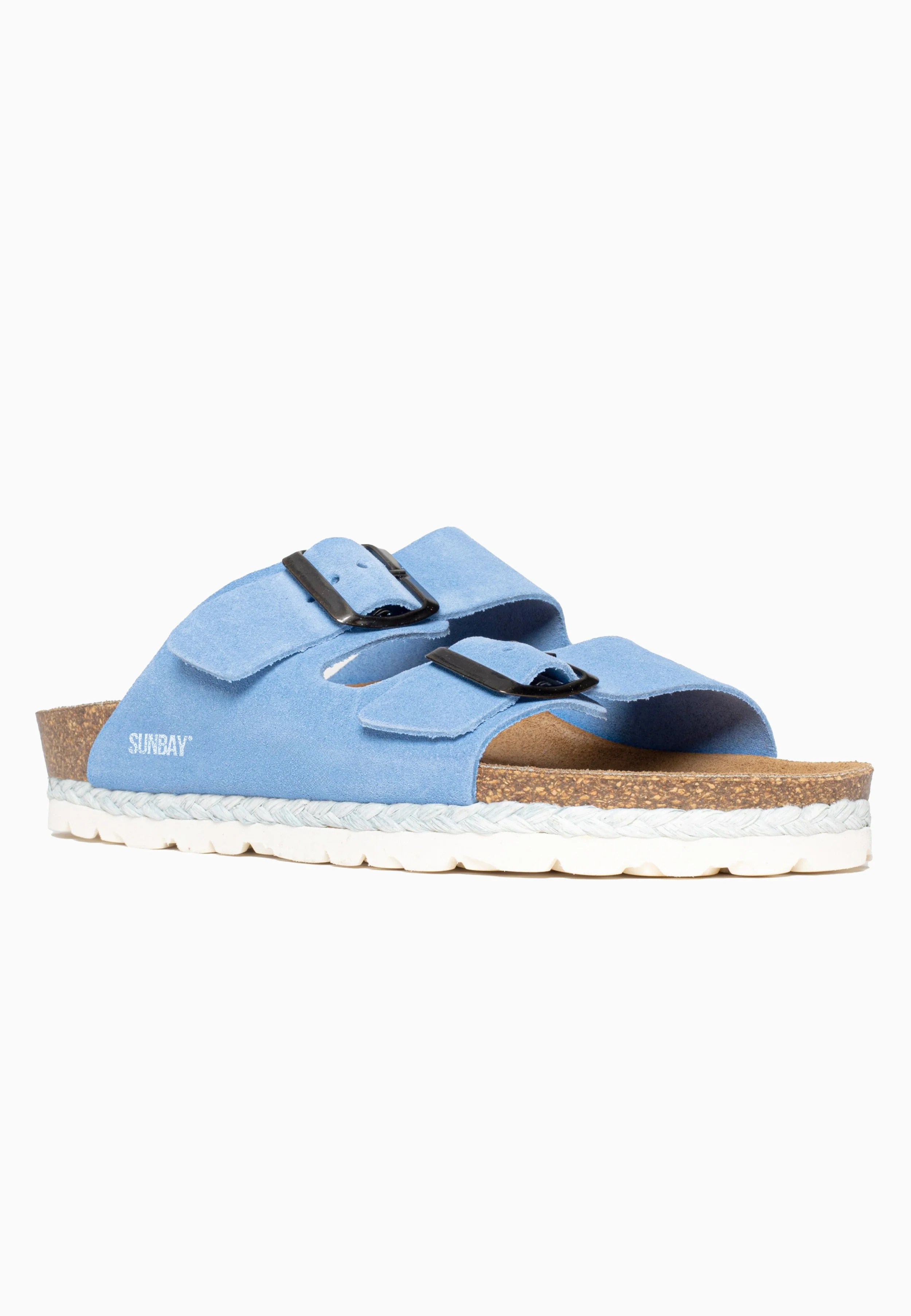 Sandales À Deux Brides Turmero - Cuir - Blue - Femme - Image 4