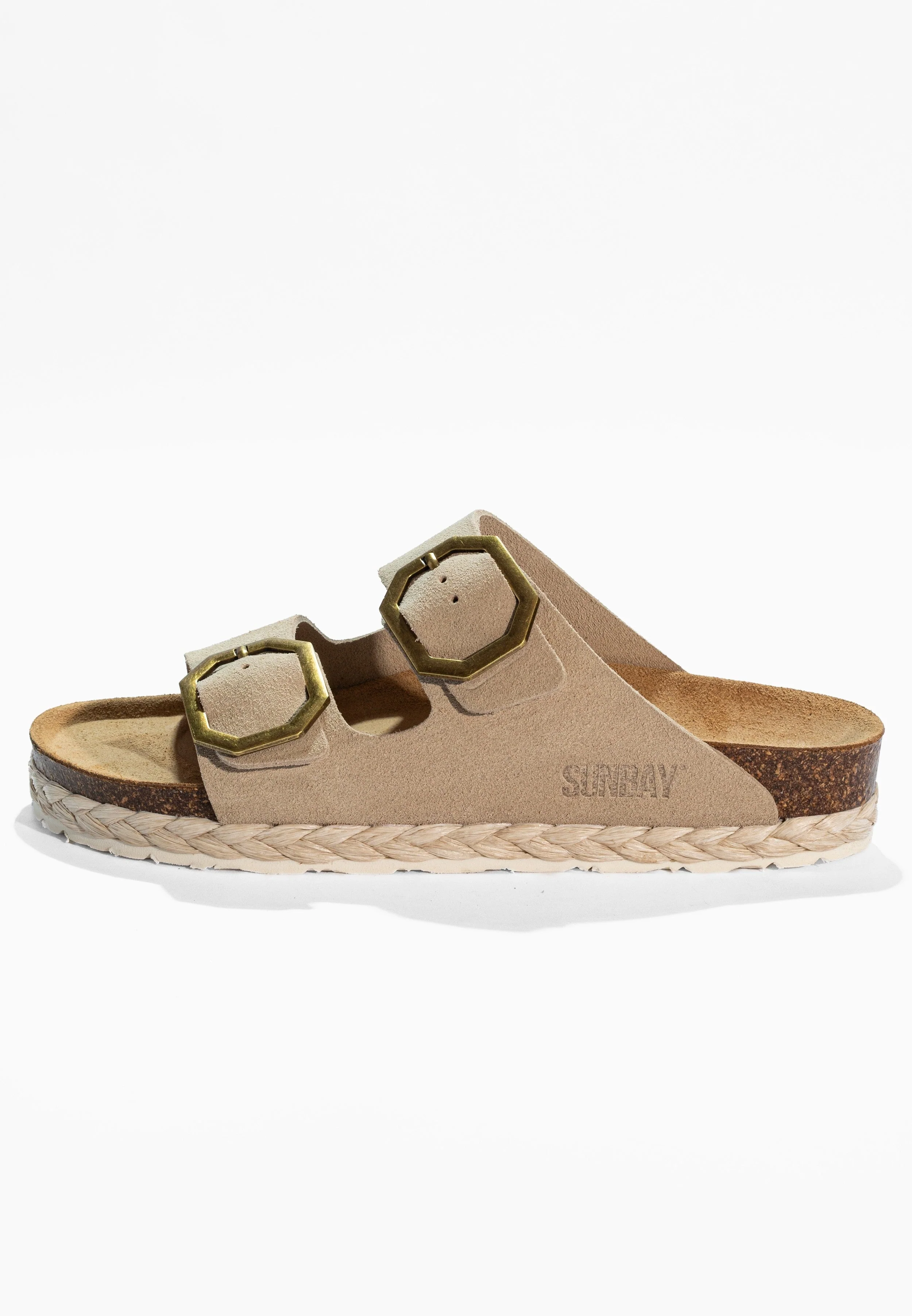 Sandales À Deux Brides Turmero - Cuir - Beige - Femme - Image 3