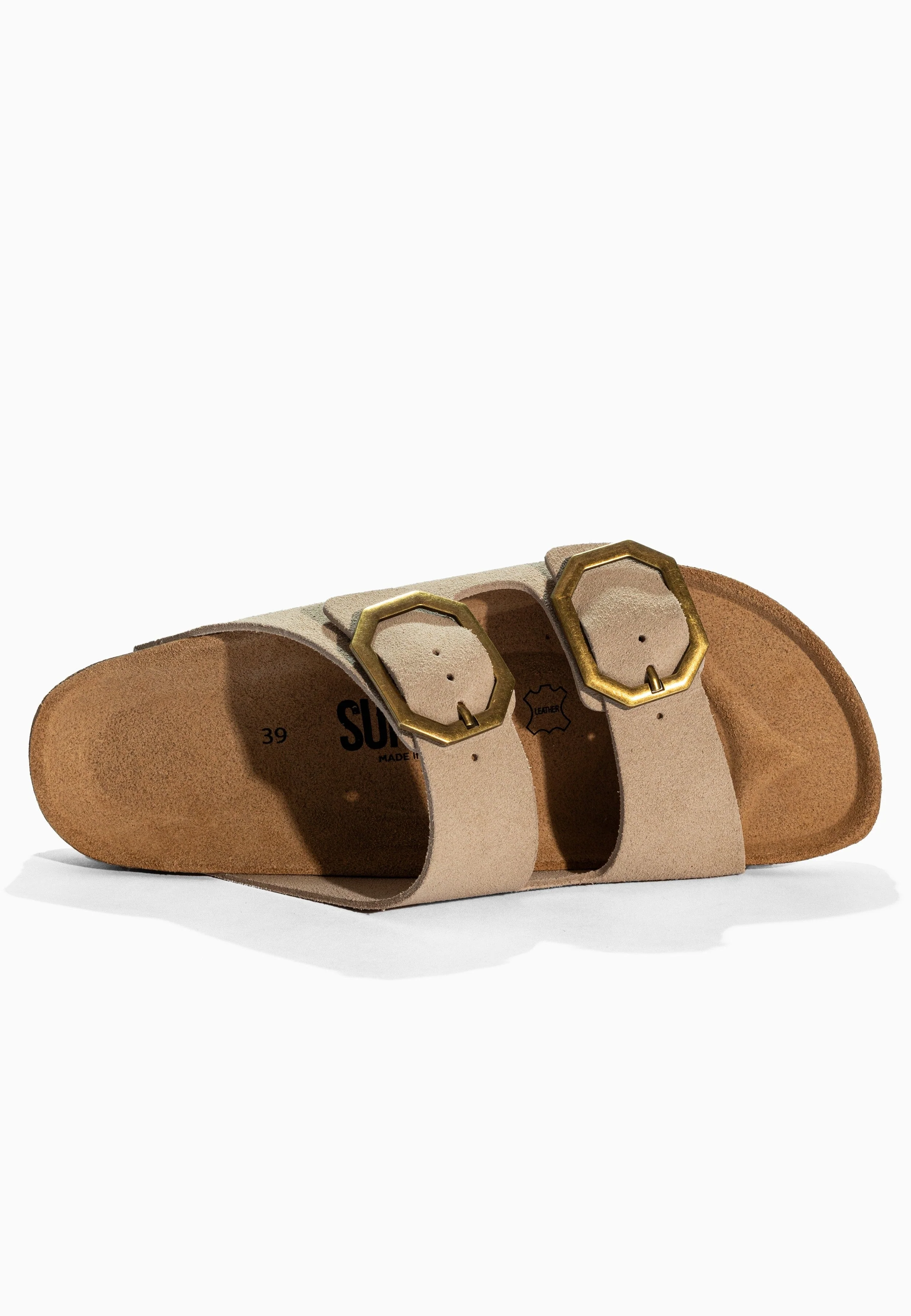 Sandales À Deux Brides Turmero - Cuir - Beige - Femme - Image 5