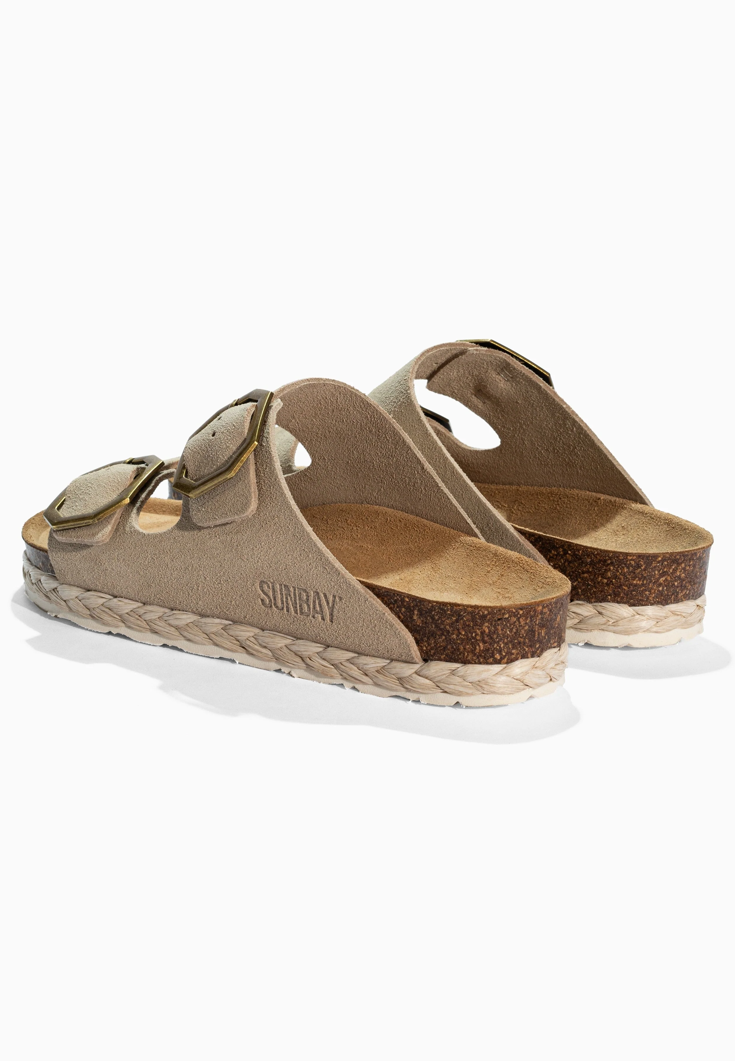 Sandales À Deux Brides Turmero - Cuir - Beige - Femme - Image 6