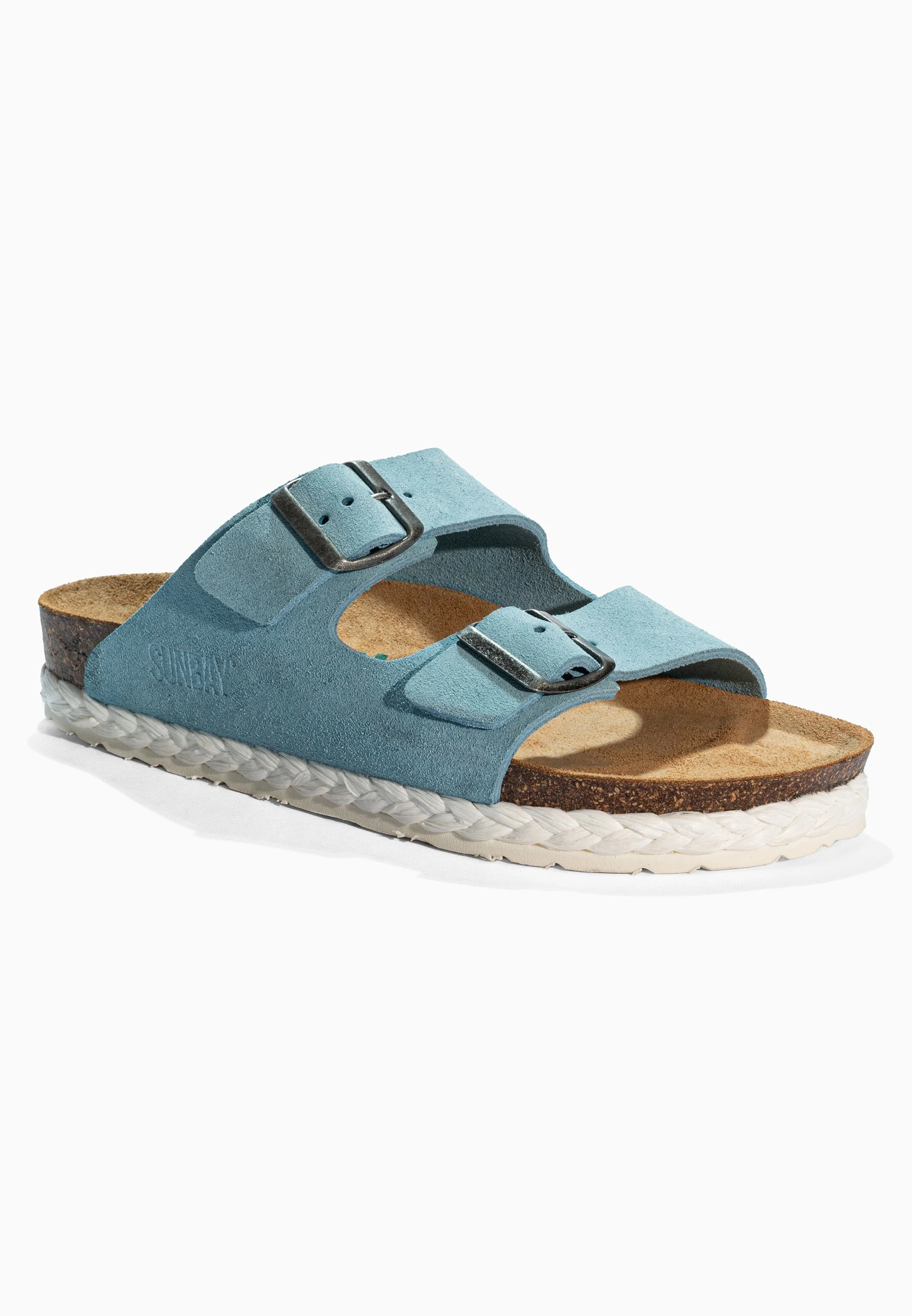 Sandales À Deux Brides Turmero - Cuir - Sky Blue - Femme - Image 2
