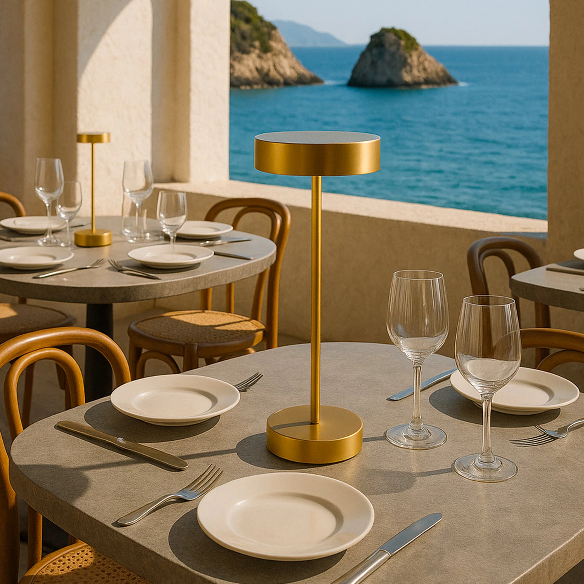 Lampe De Table Sans Fil - Sandy Gold - Image 2