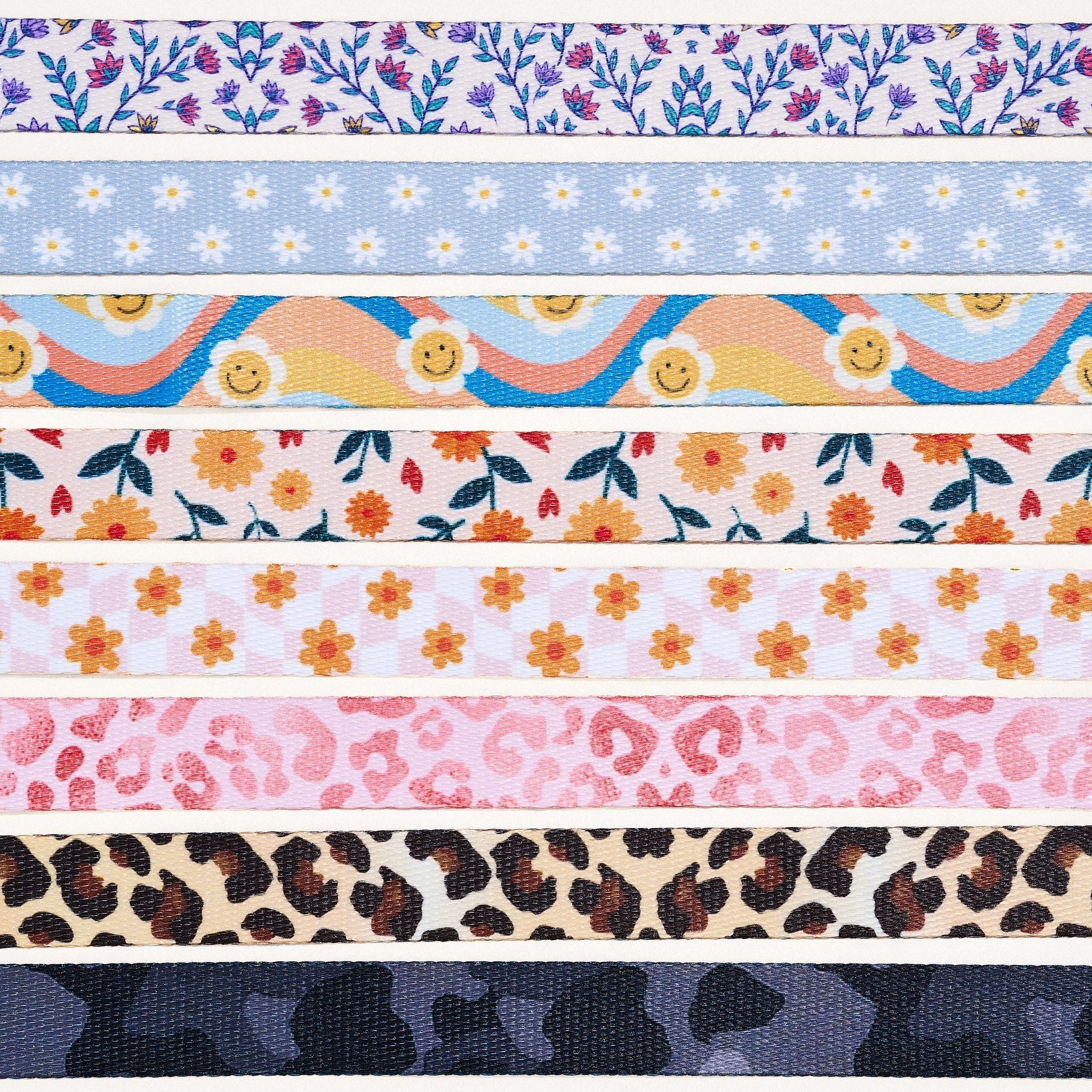 Sangle Bandoulière 2 Points "Pastel Flora" - Image 5
