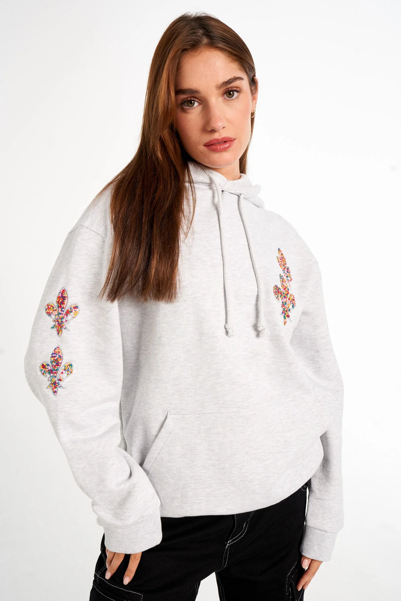 Sweat Santabarbara - Light Grey Melanged - Image 5