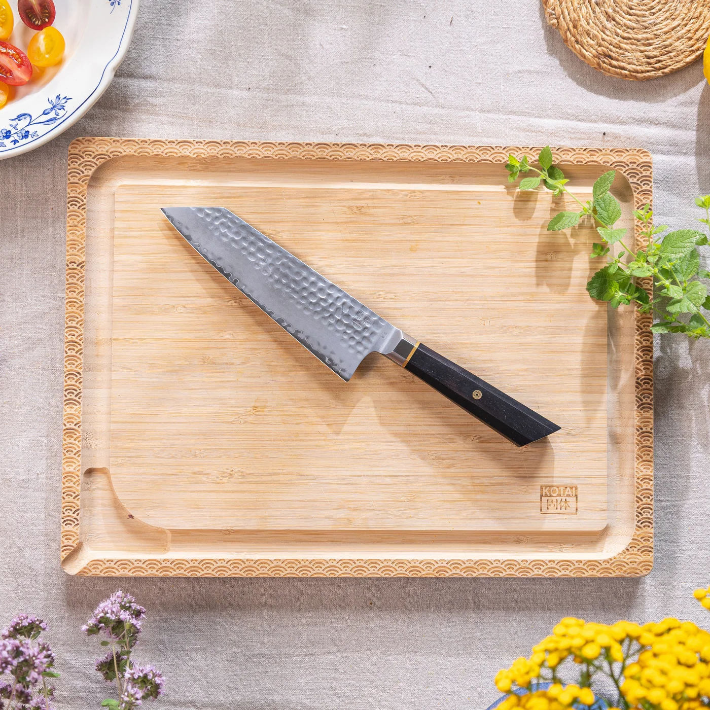 Collection Bunka San-Mai - Couteau Santoku - 17cm - Image 2