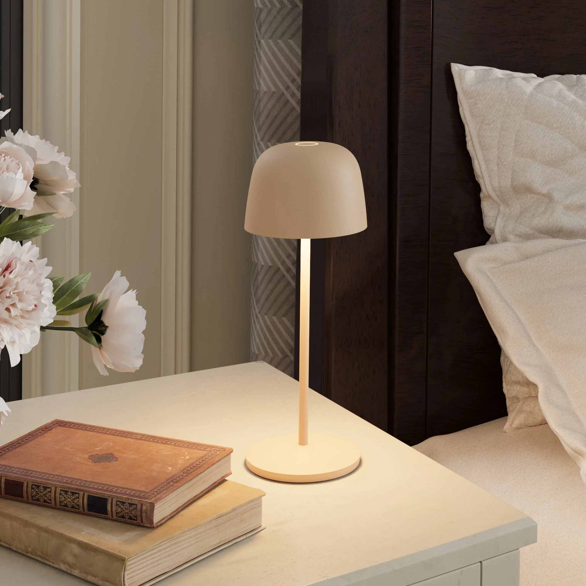 Lampe De Table Sans Fil - Sophia Cream - Image 3