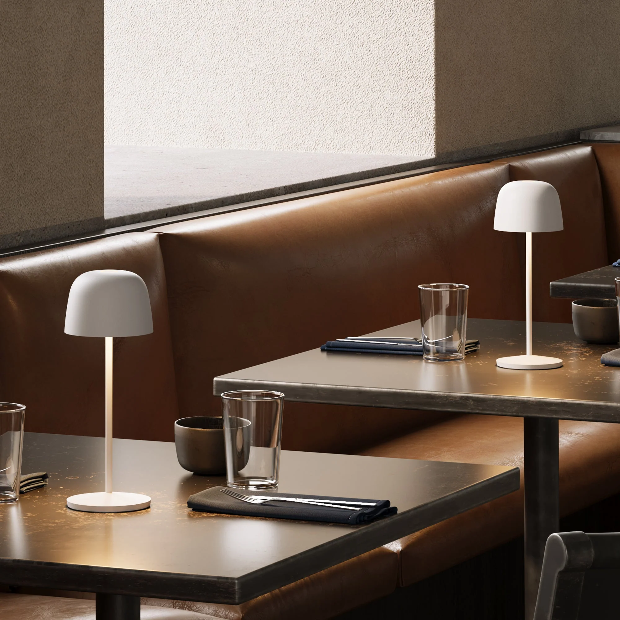 Lampe De Table Sans Fil - Sophia White - Image 3
