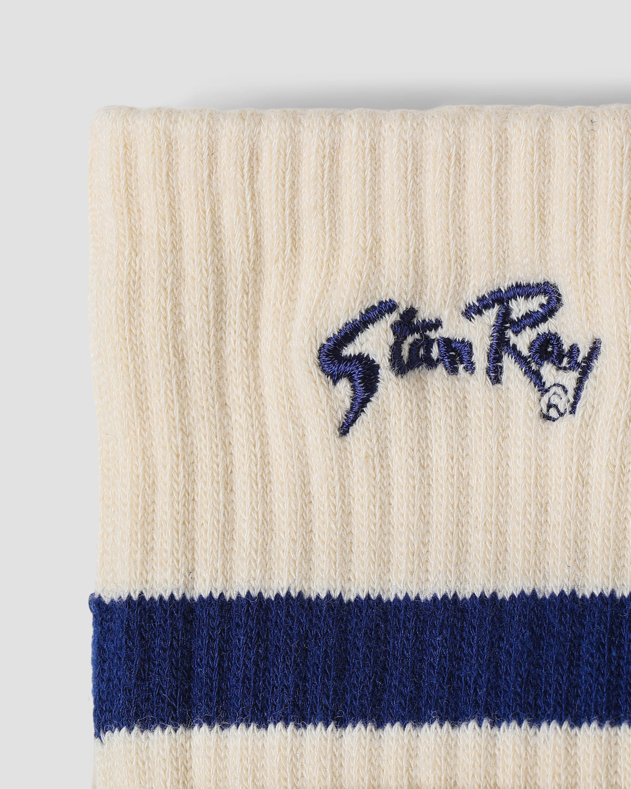 Sports Sock - Natural / Navy - Image 2