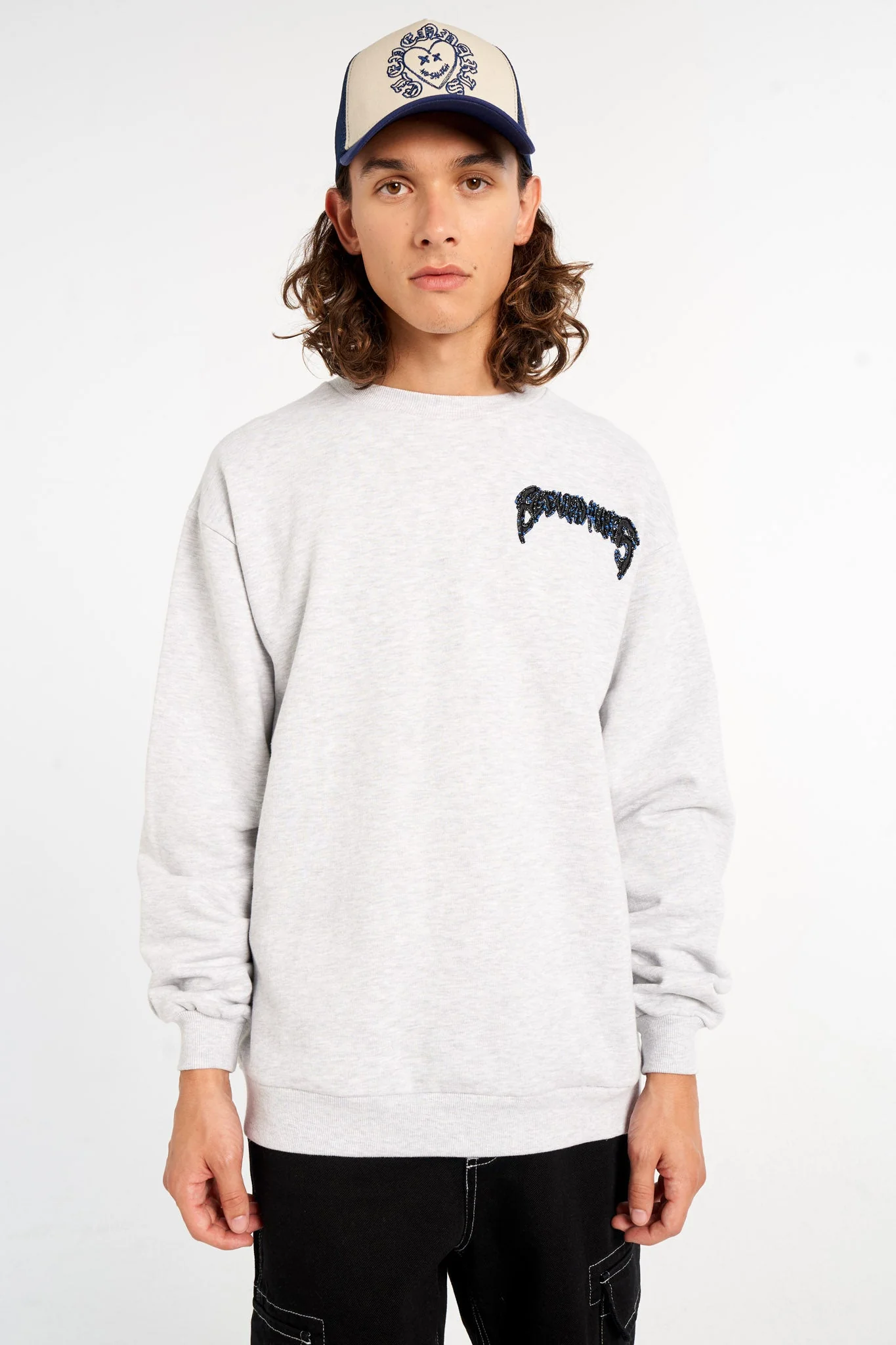Sweat Stan - Light Grey Melanged - Image 2