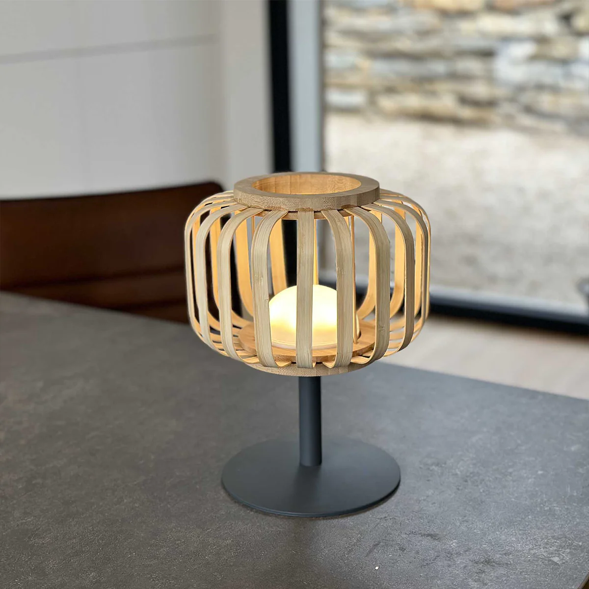 Lampe De Table Sans Fil - Standy Mini Bambou - Image 3