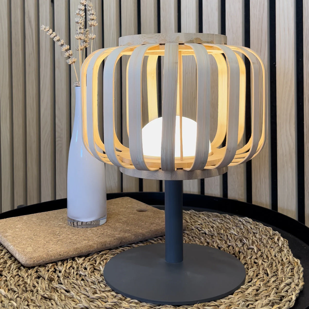 Lampe De Table Sans Fil - Standy Mini Bambou - Image 4