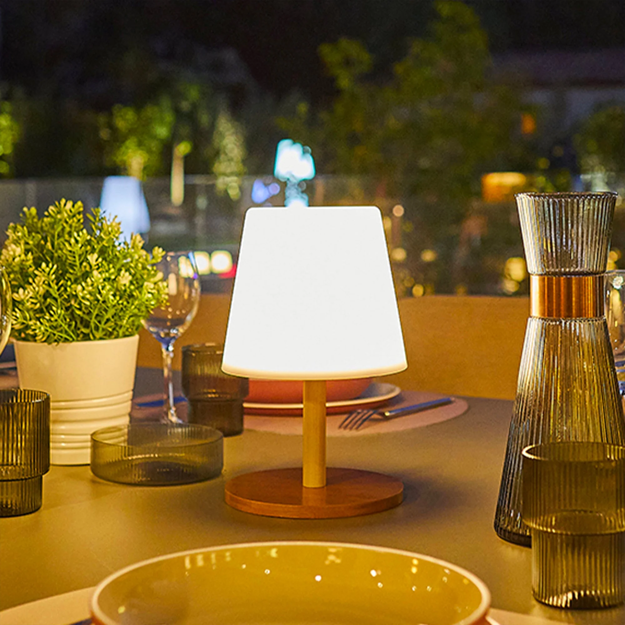 Lampe De Table Solaire - Standy Mini Wood Solar - Image 2