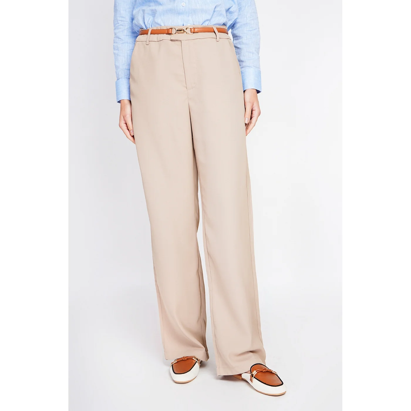 Pantalon - Camel - Image 5