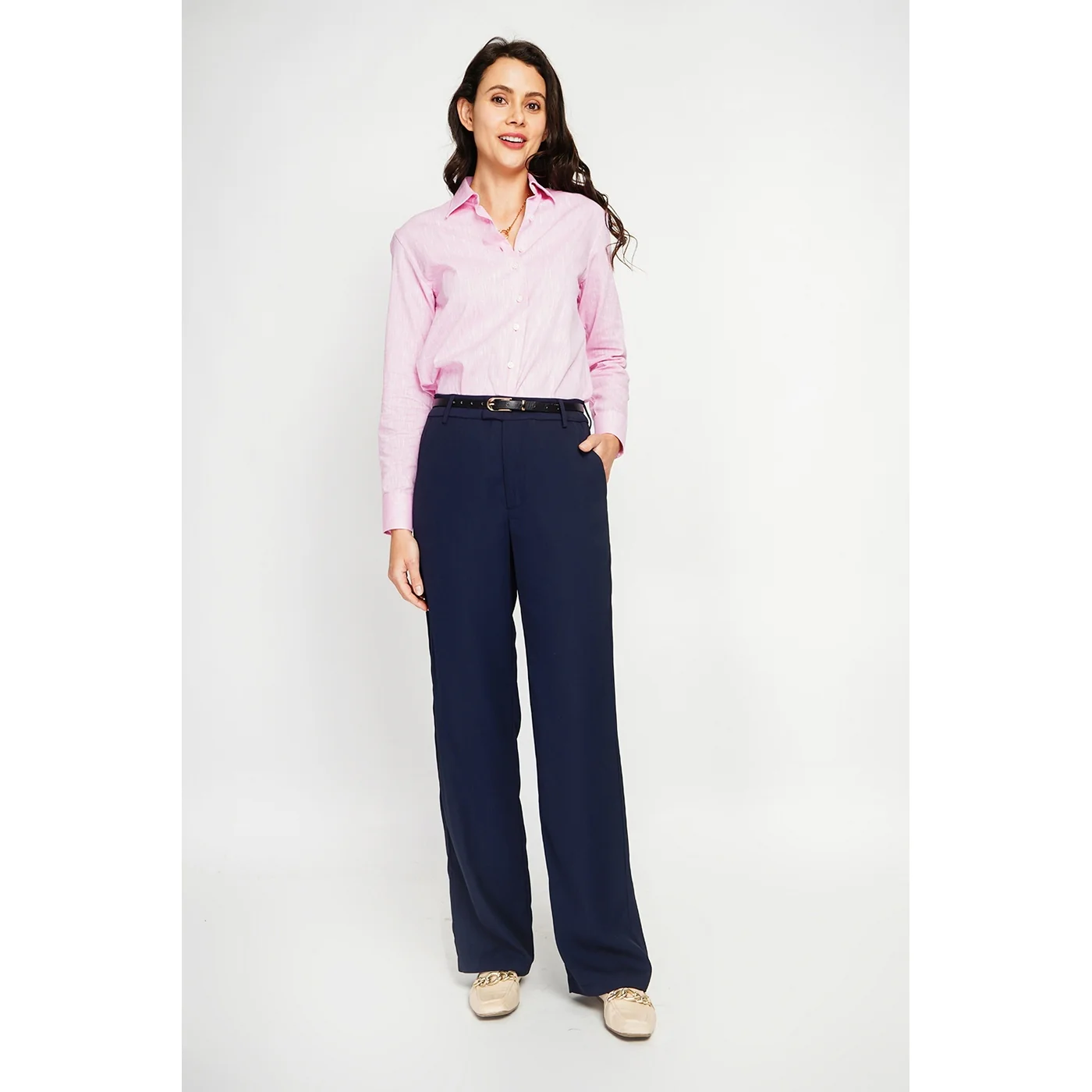 Pantalon - Marine - Image 3