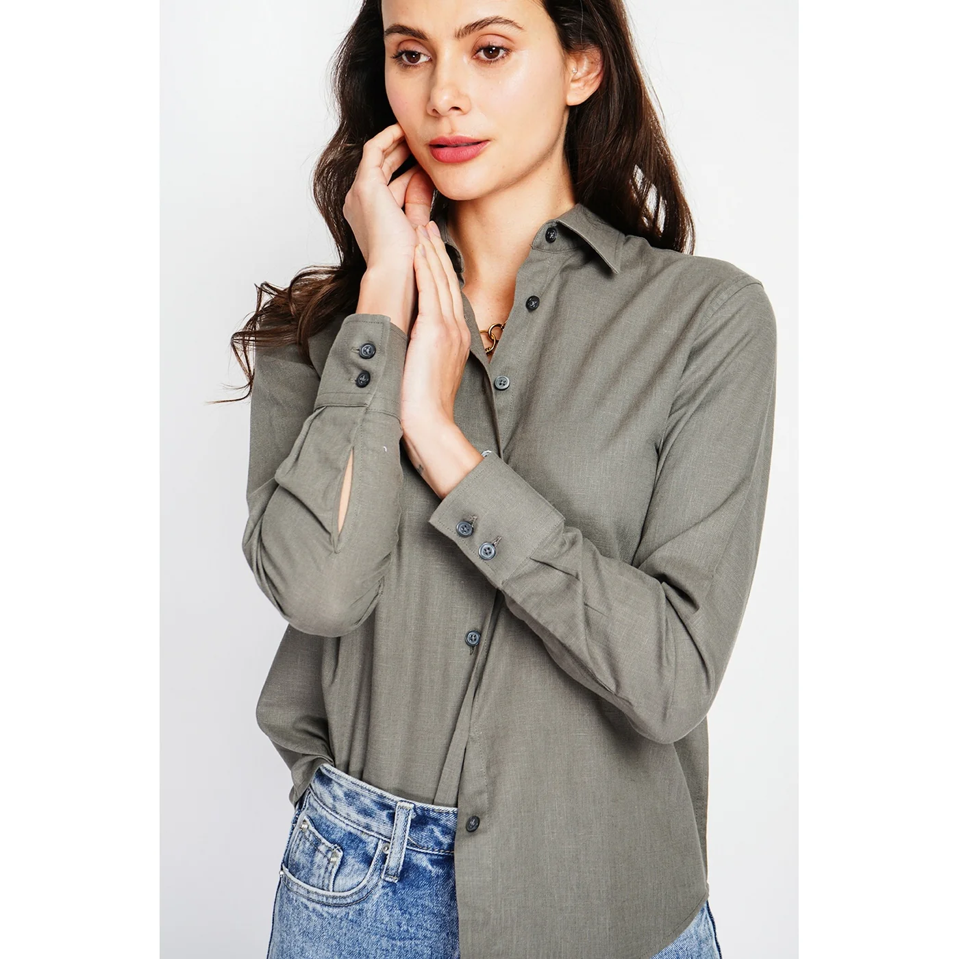 Chemise - Kaki - Image 4