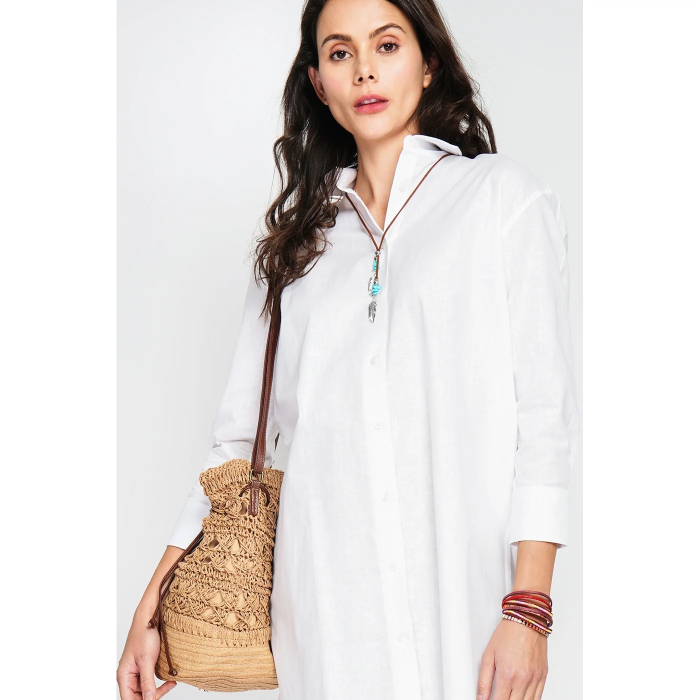 Robe - Blanc - Image 4