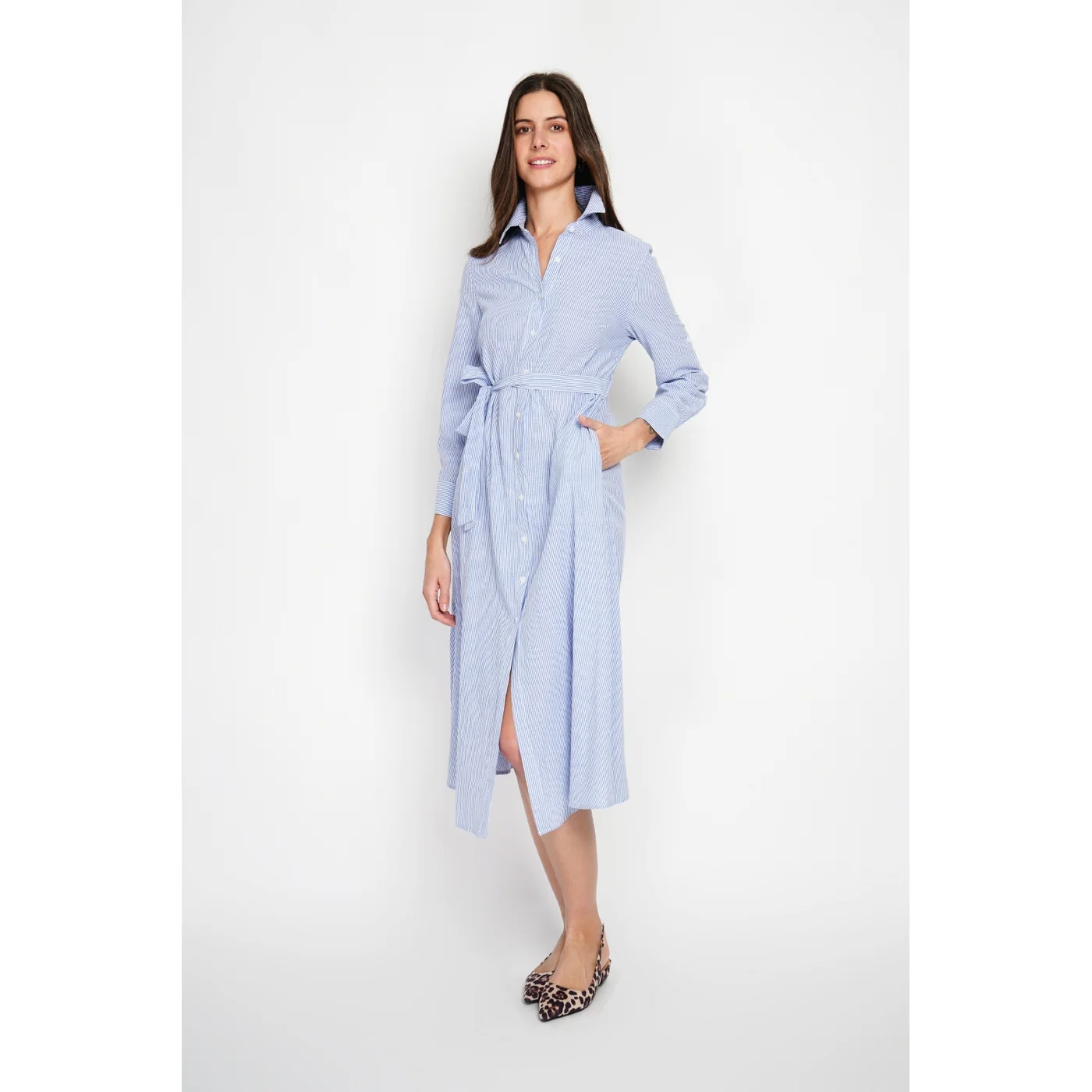 Robe - Bleu Jeans - Image 3