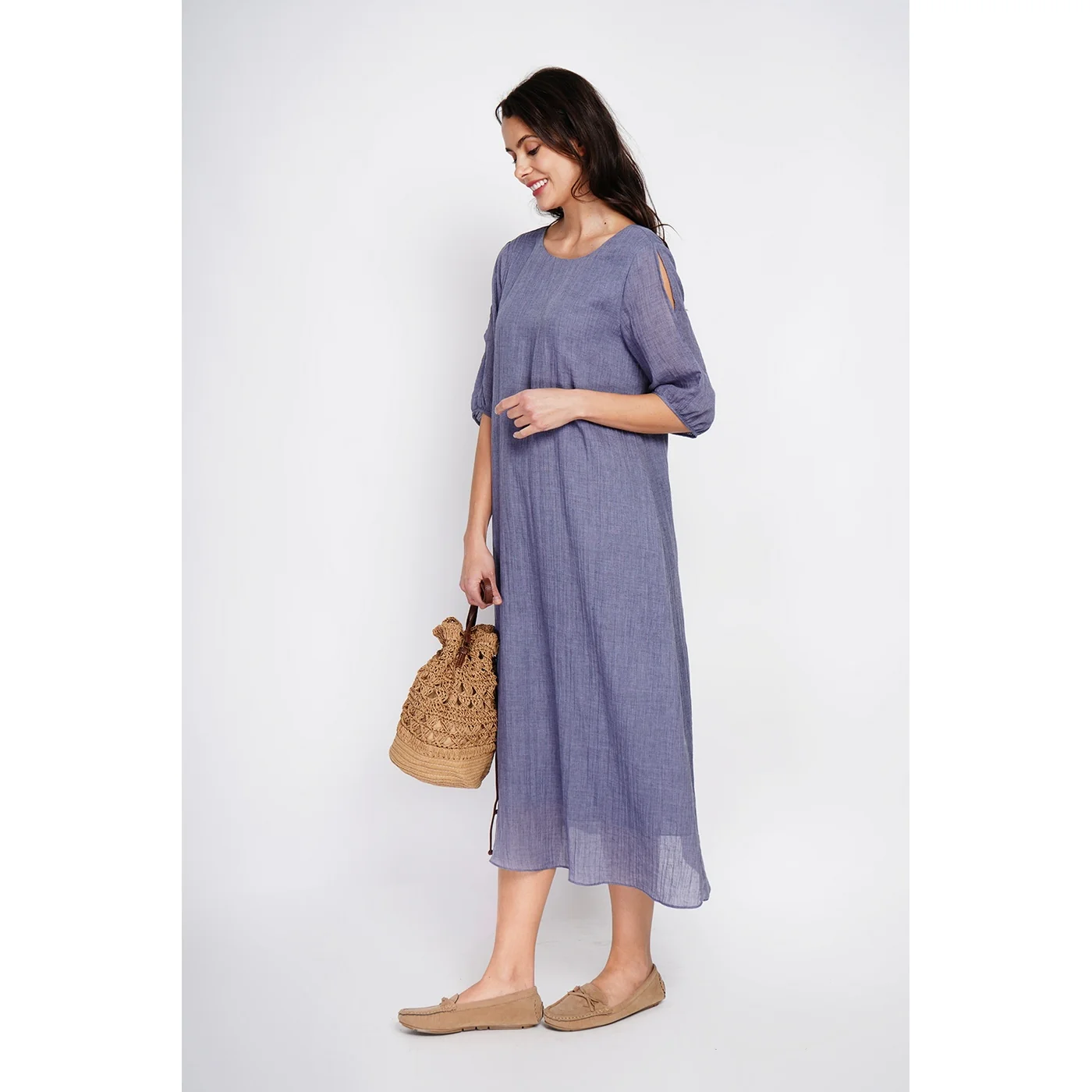 Robe - Bleu Jeans - Image 3